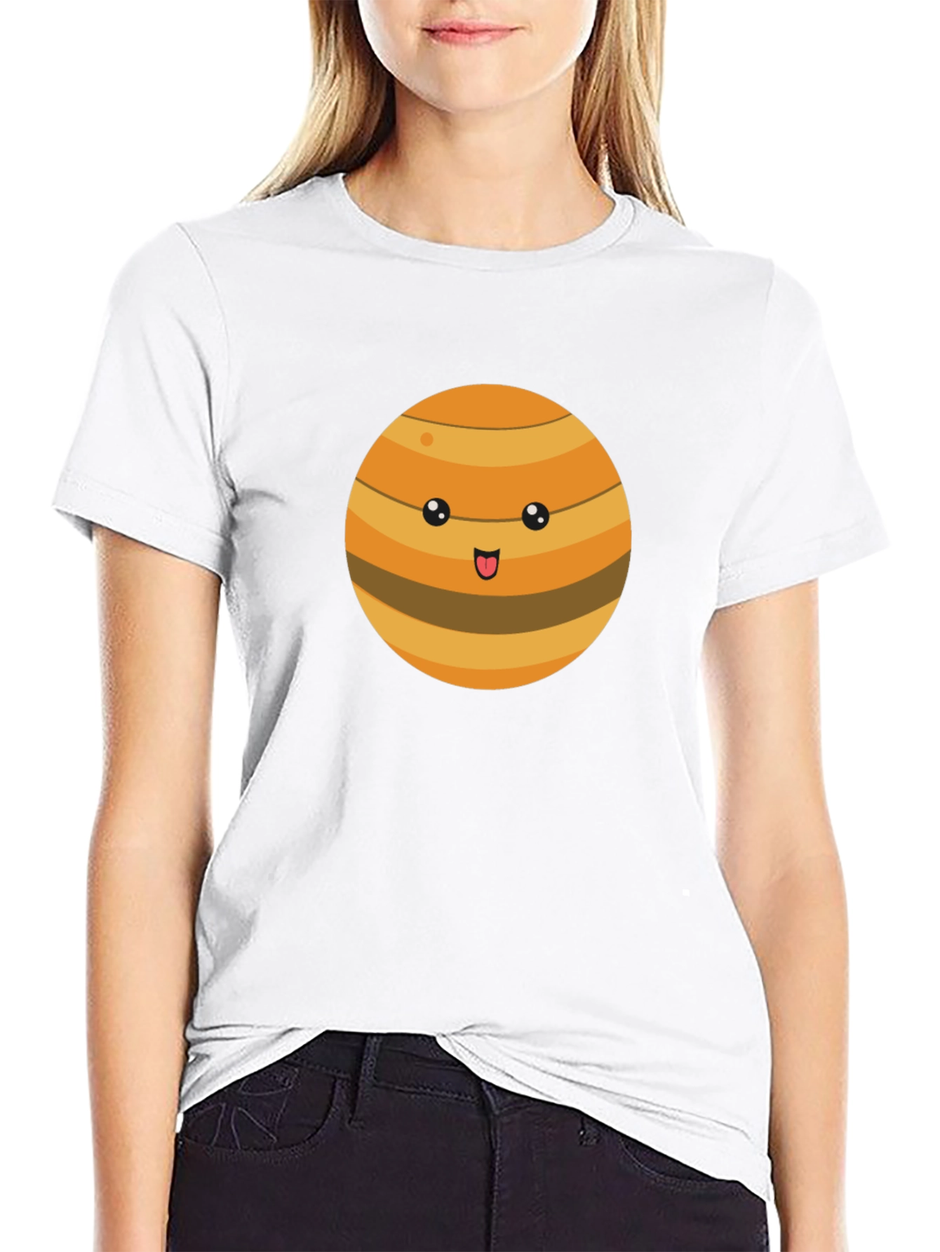 Cute Planet Graphic Tee - Mens Black T-Shirt