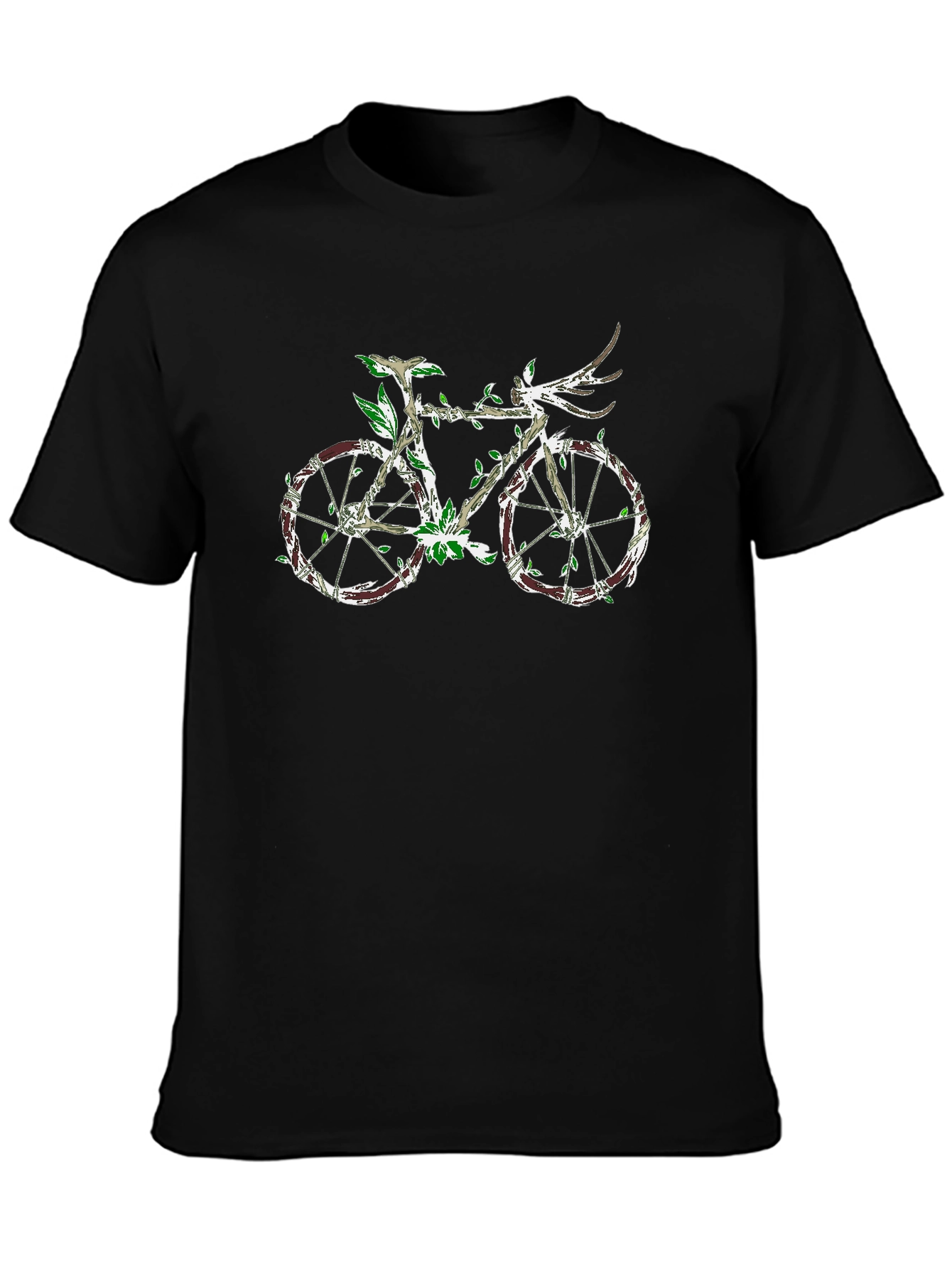 Nature Bicycle Black T-Shirt