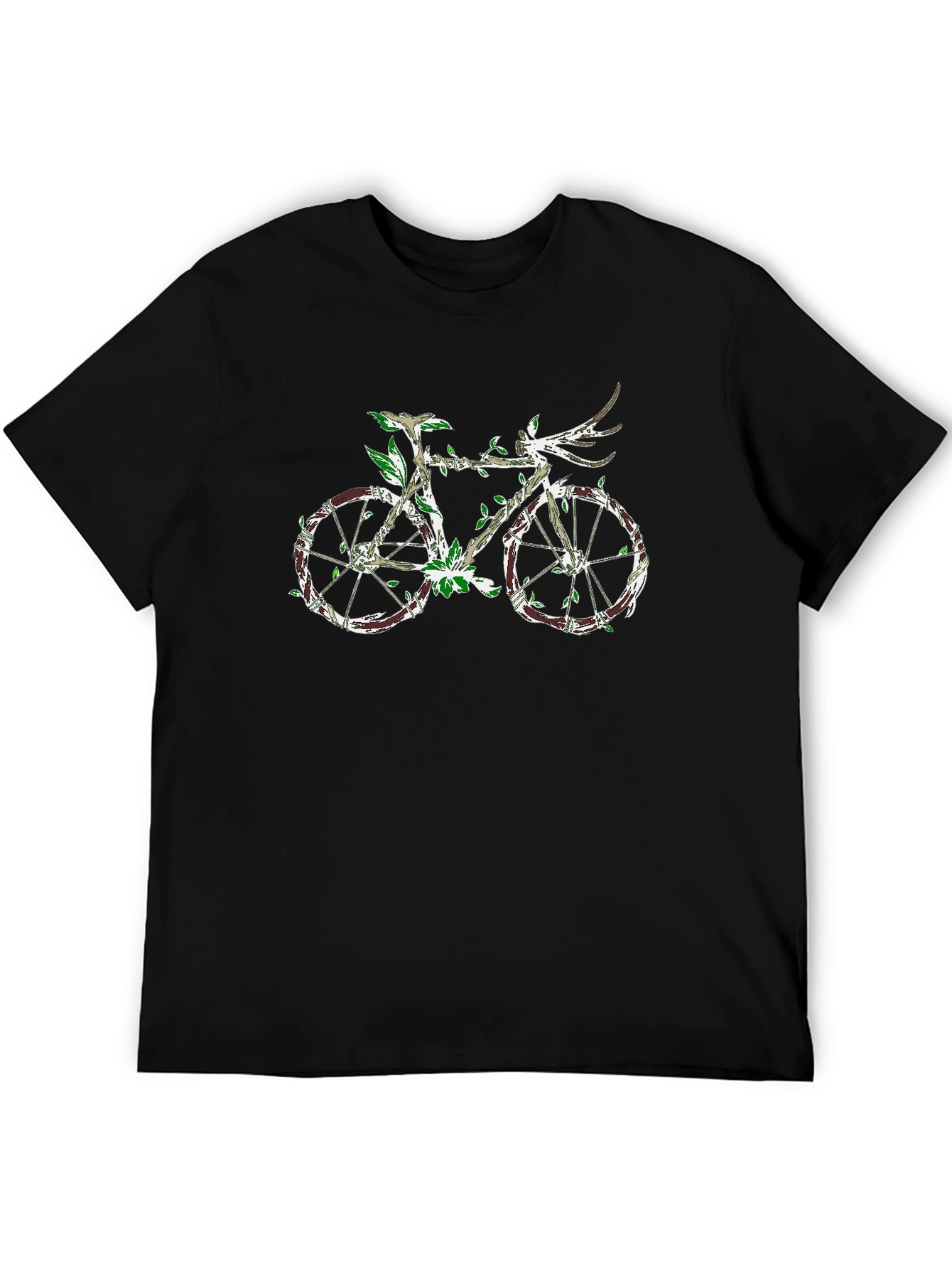Nature Bicycle Black T-Shirt
