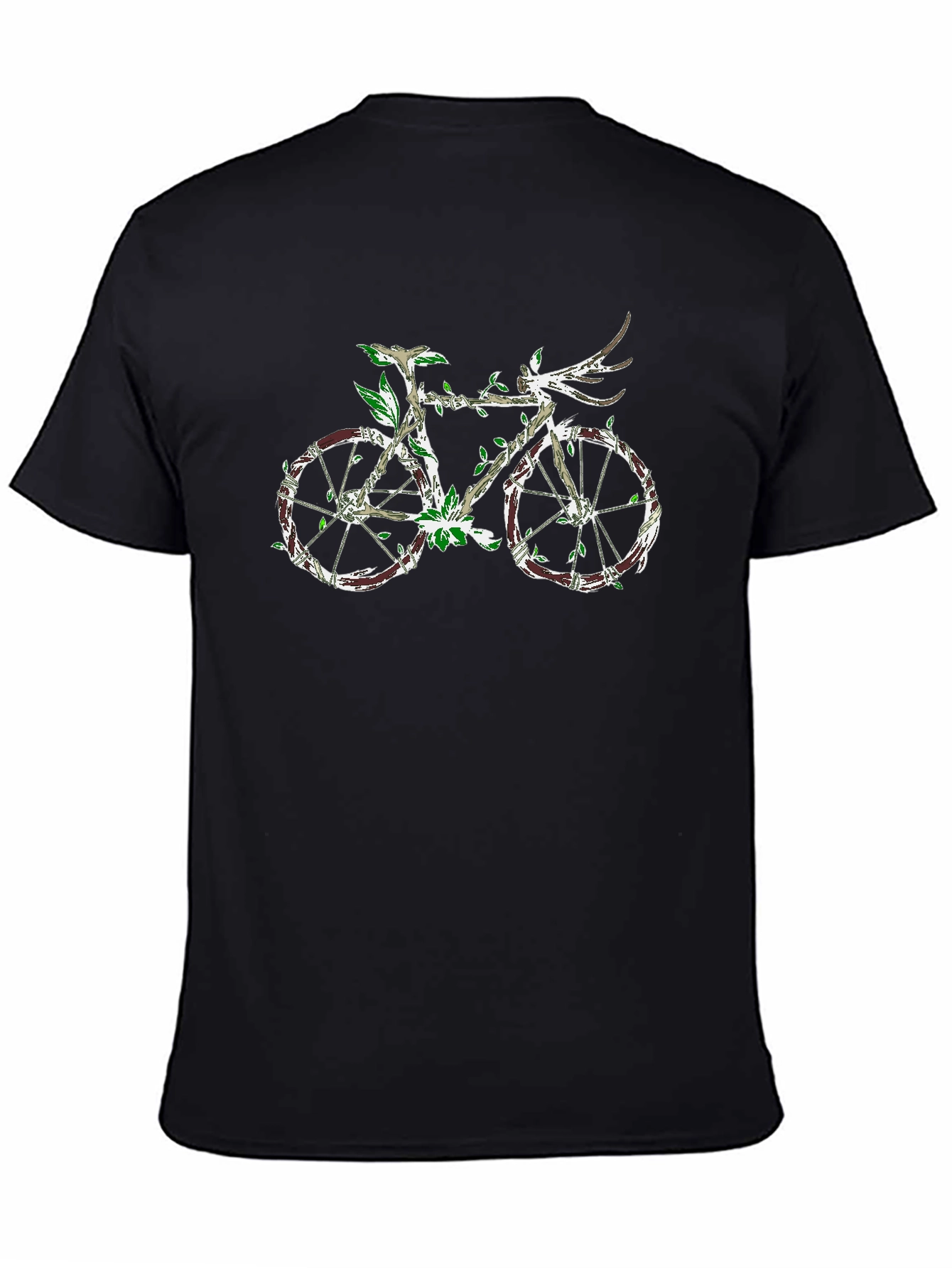 Nature Bicycle Black T-Shirt