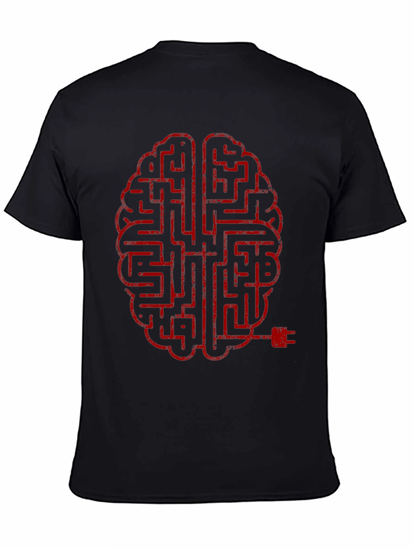 Brain Maze T-Shirt - Mens Crew Neck