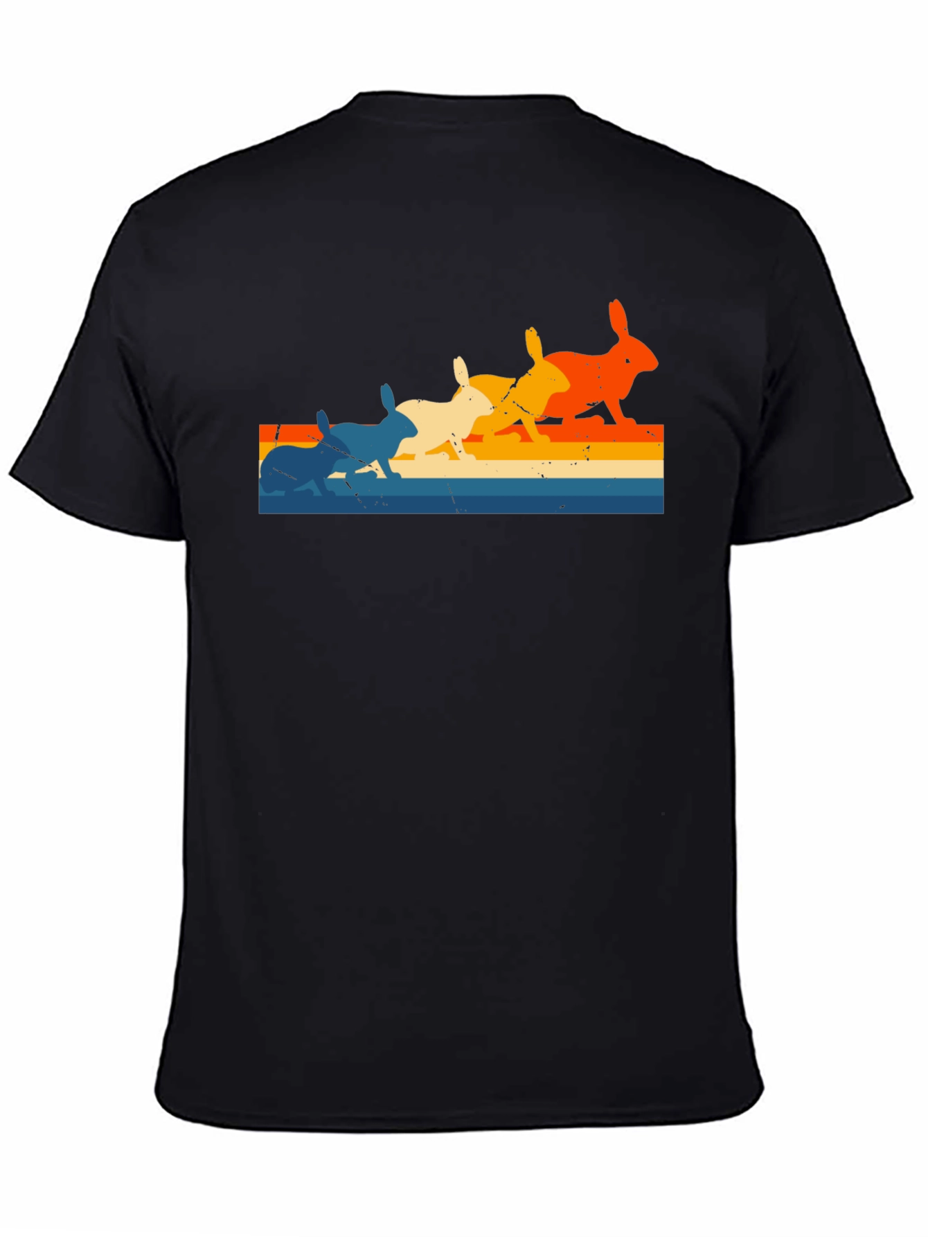 Retro Rabbit Stripe T-Shirt