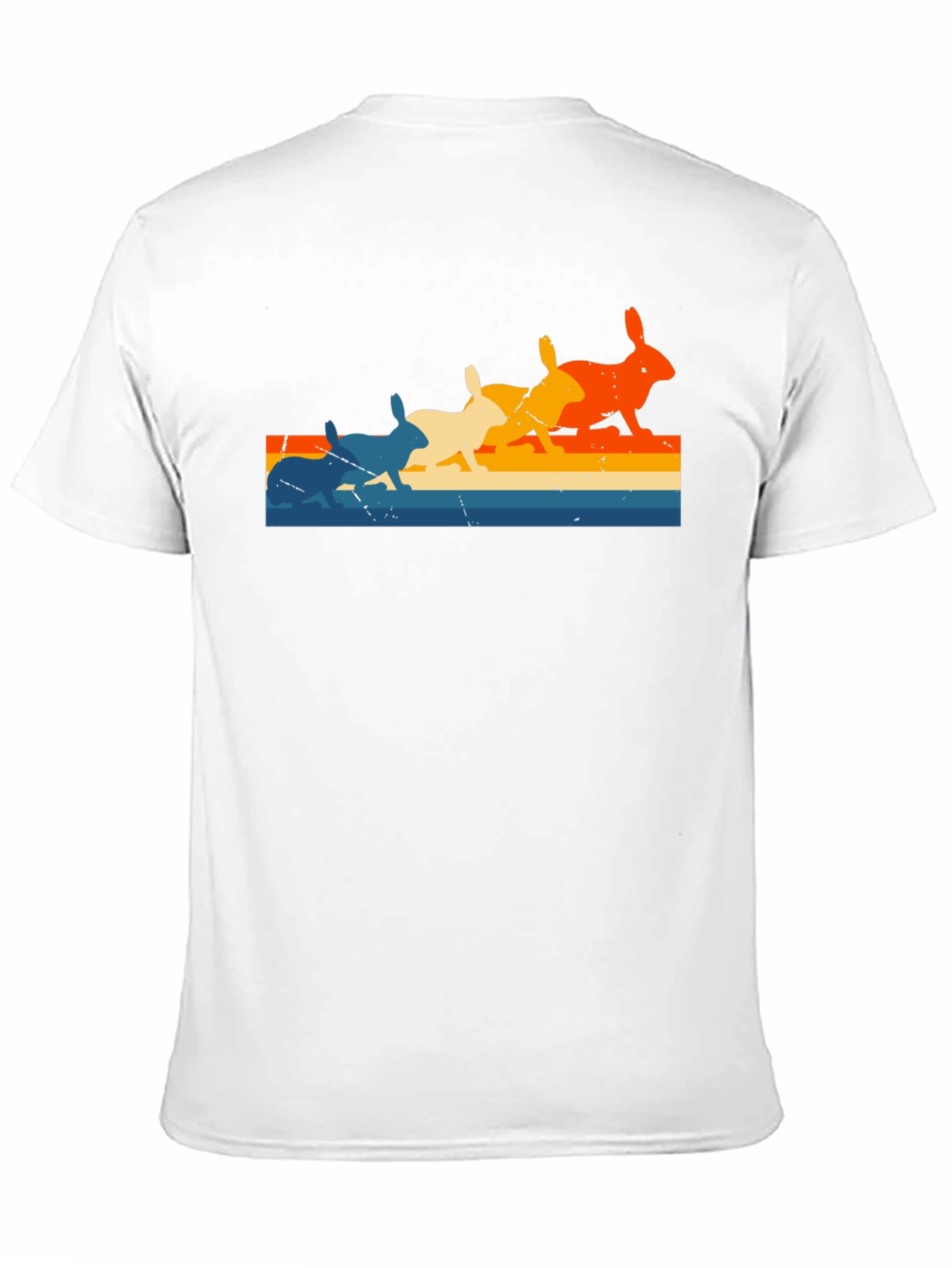 Retro Rabbit Stripe T-Shirt
