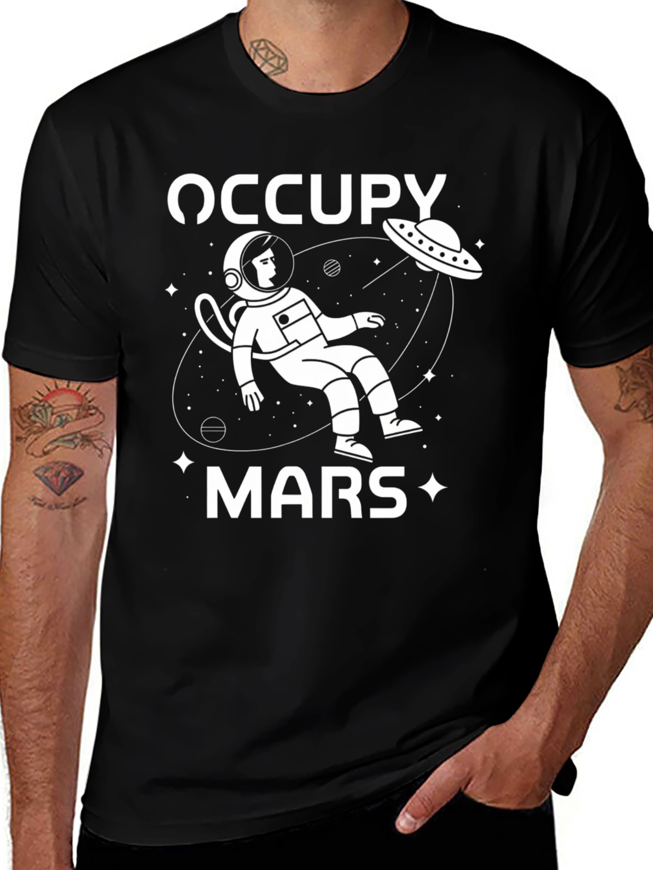 Occupy Mars Graphic T-Shirt