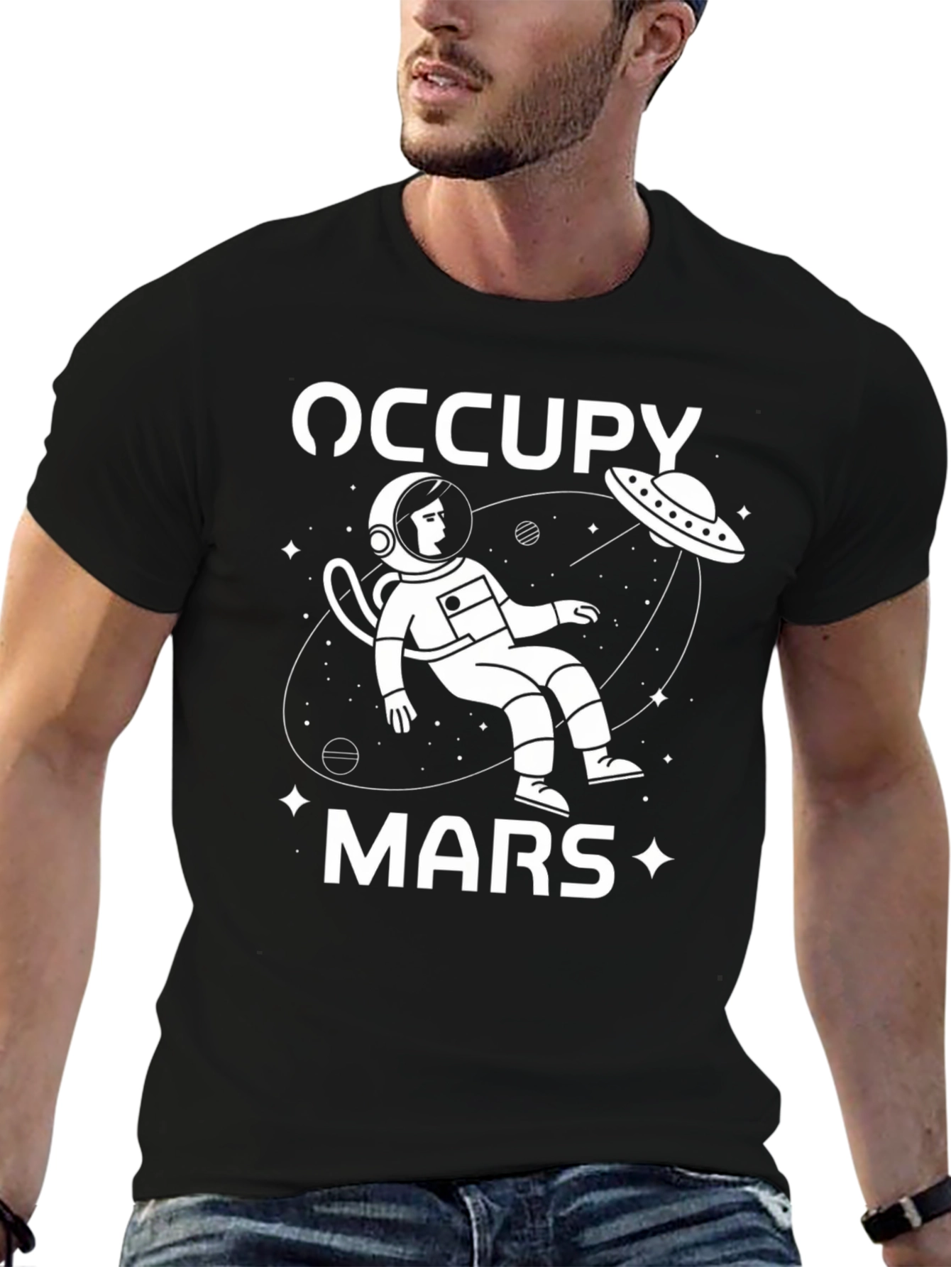 Occupy Mars Graphic T-Shirt