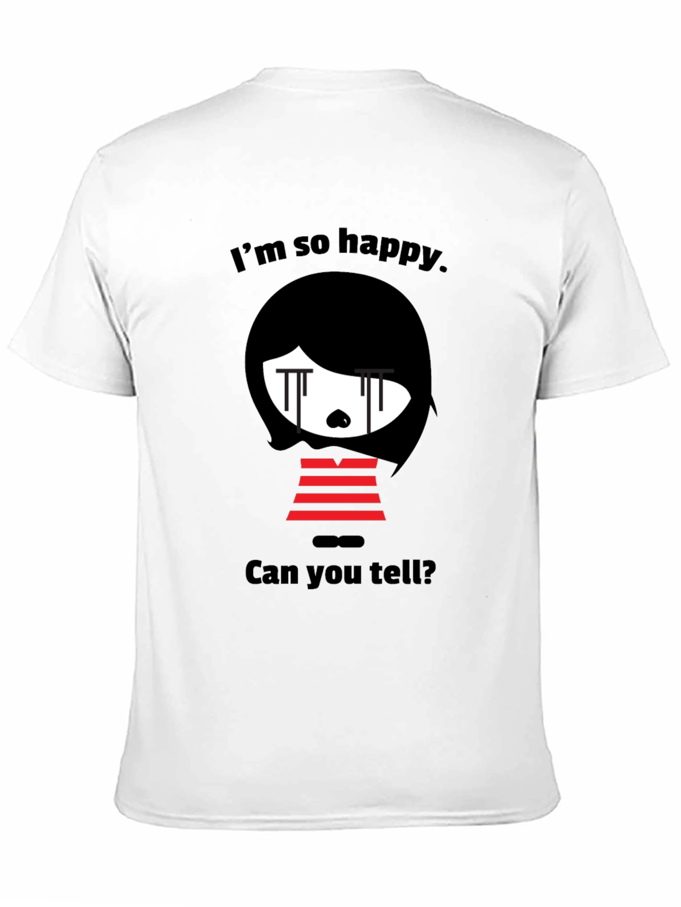 Emo Cartoon Graphic T-Shirt