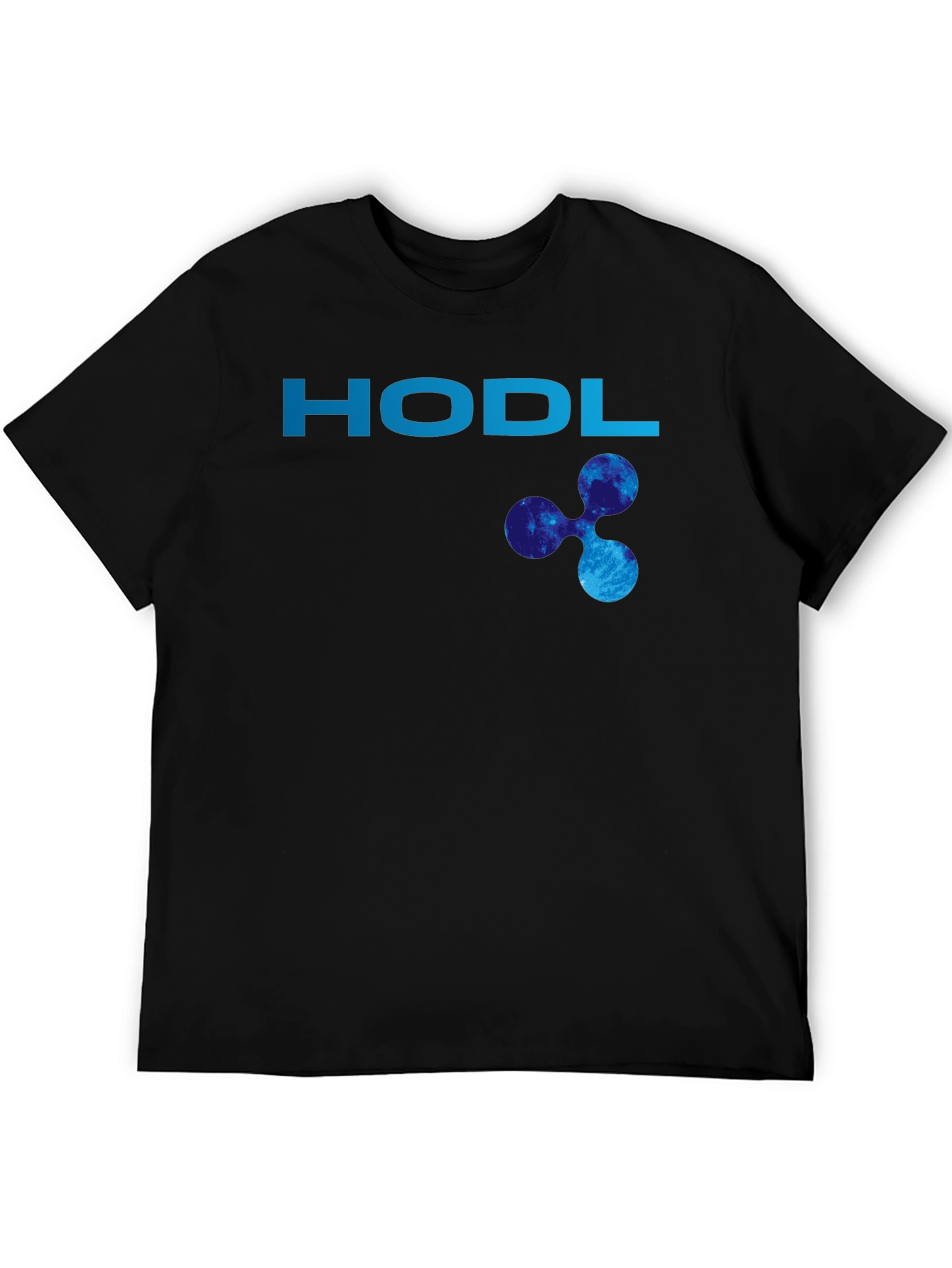 HODL XRP Cryptocurrency Black T-Shirt