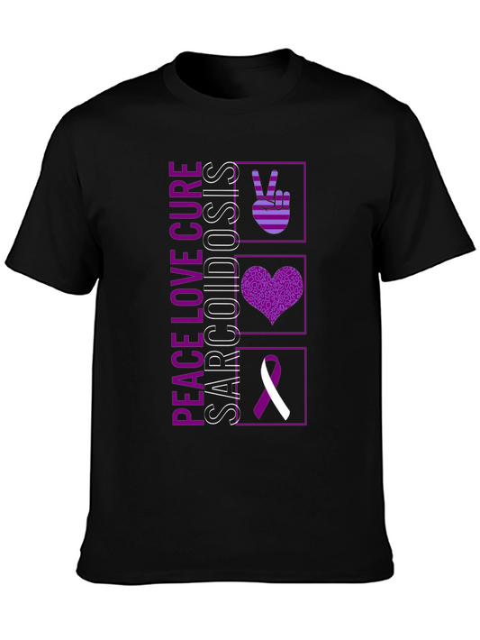 Peace Love Cure Sarcoidosis T-Shirt