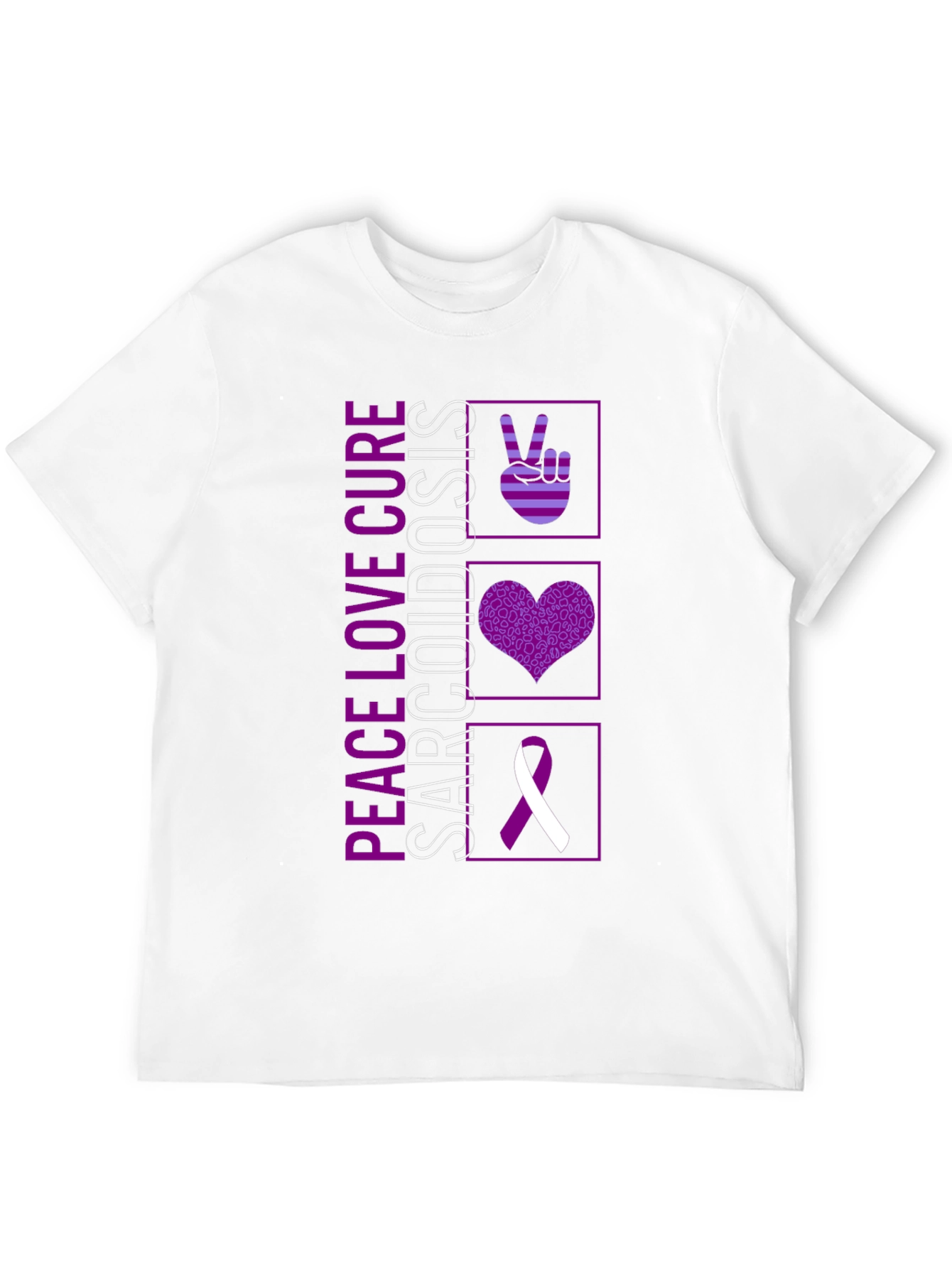 Peace Love Cure Sarcoidosis T-Shirt
