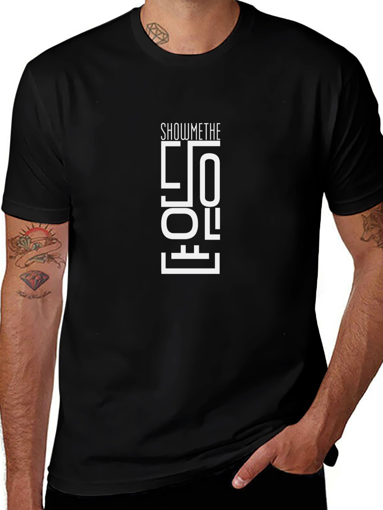 Show Me The Money Black T-Shirt