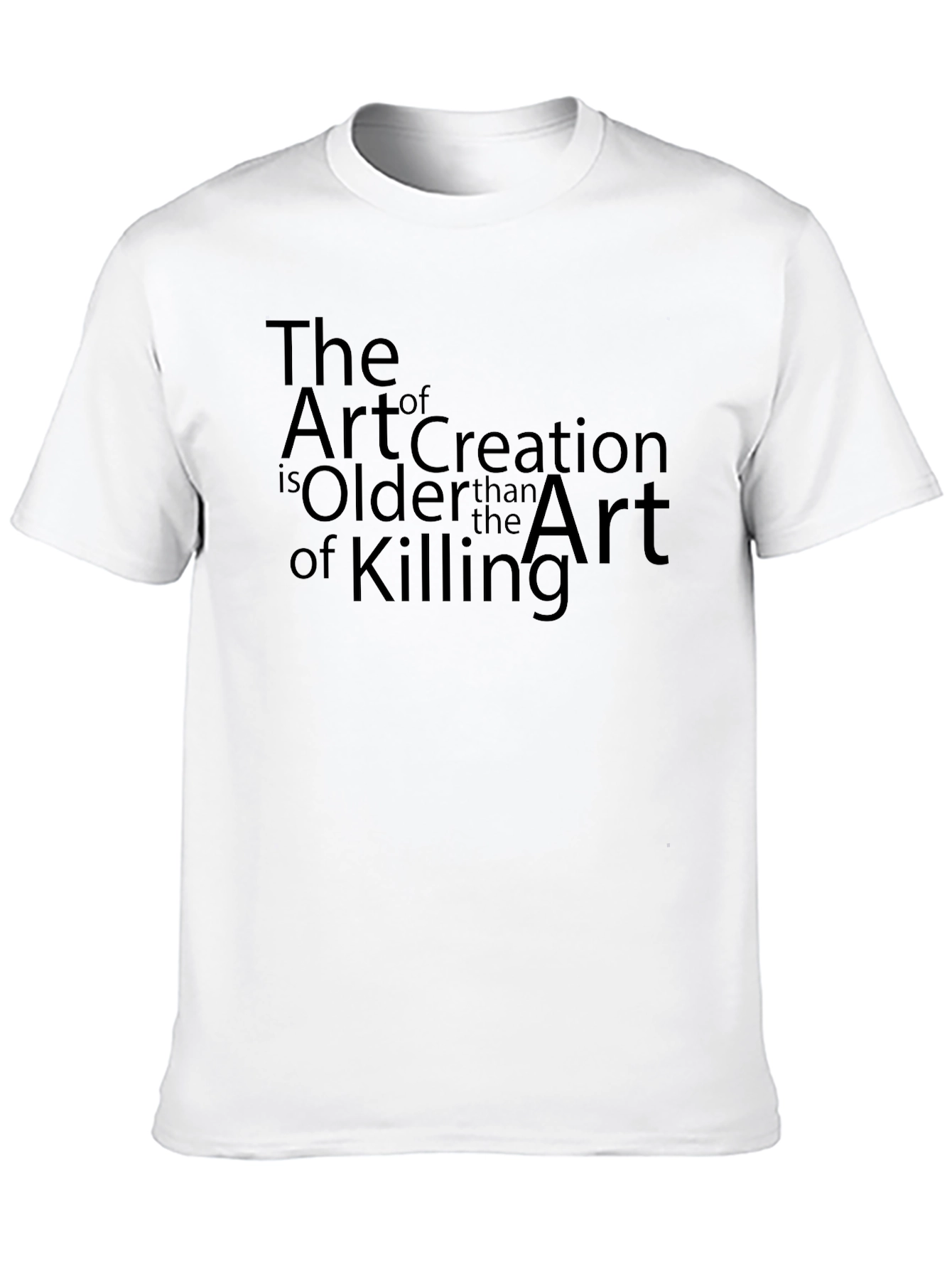 The Art of Creation T-Shirt - Artistic Black Tee