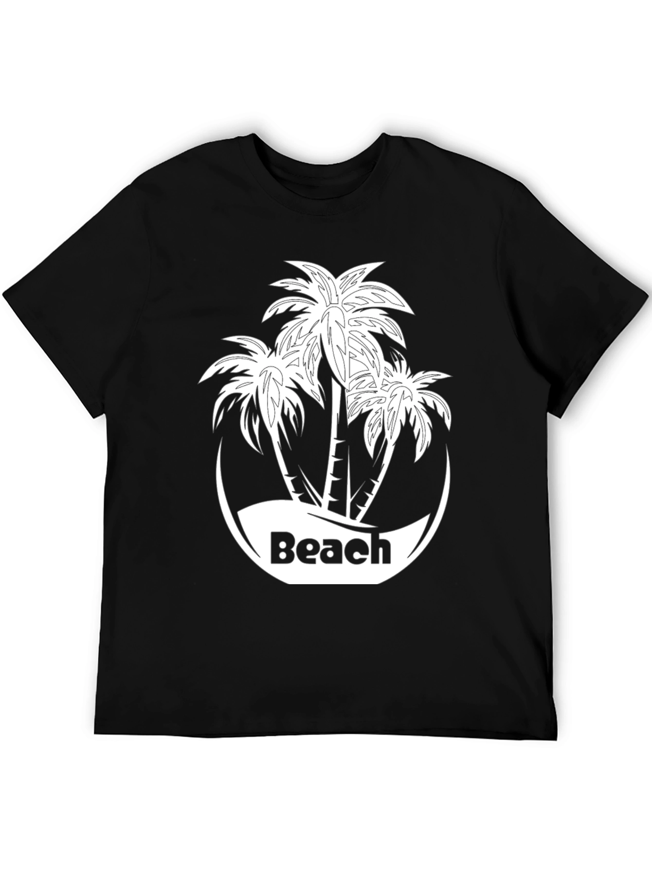 Beach Palm Tree Graphic T-Shirt - Tropical Vacation Tee
