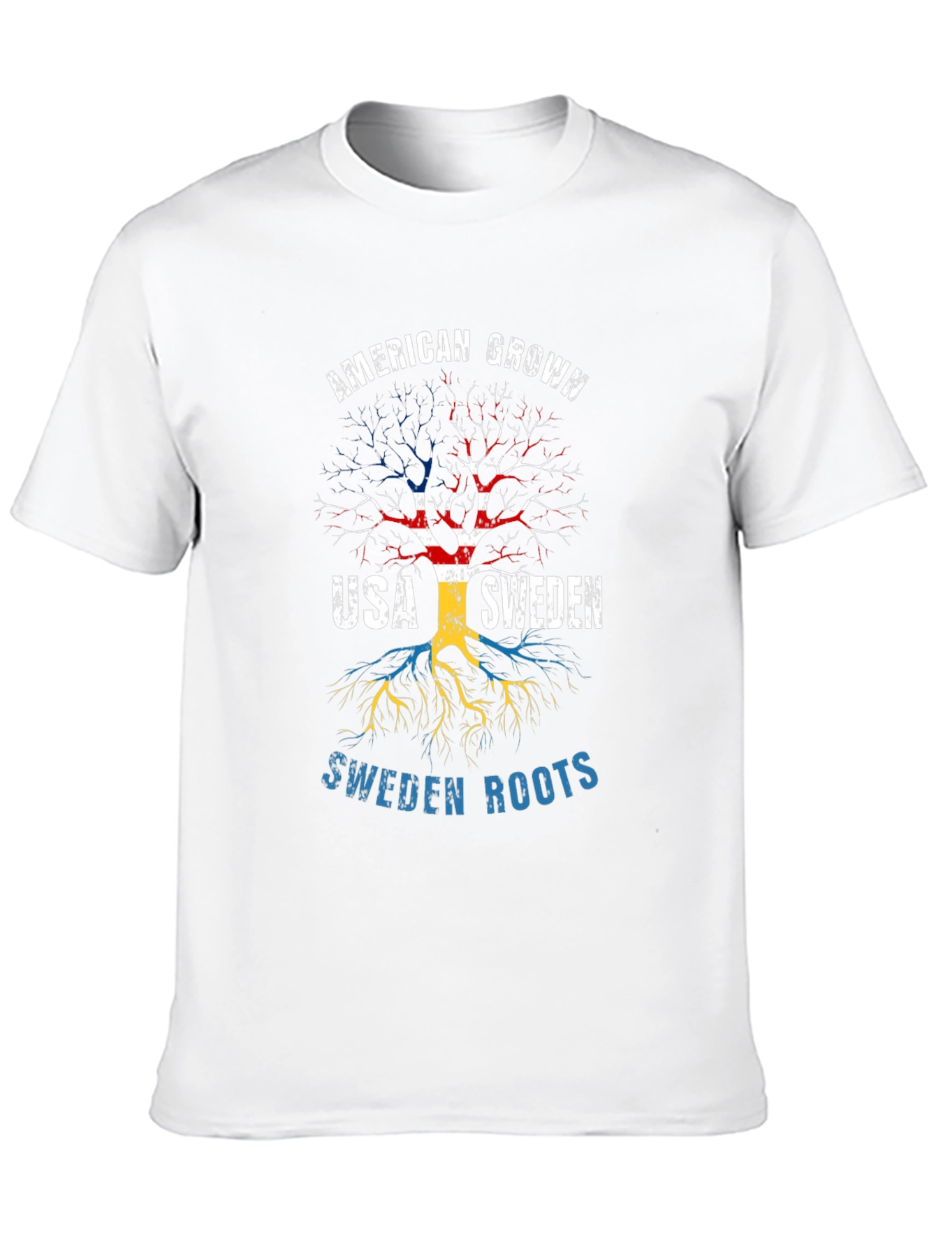 American Grown USA Sweden Roots T-Shirt