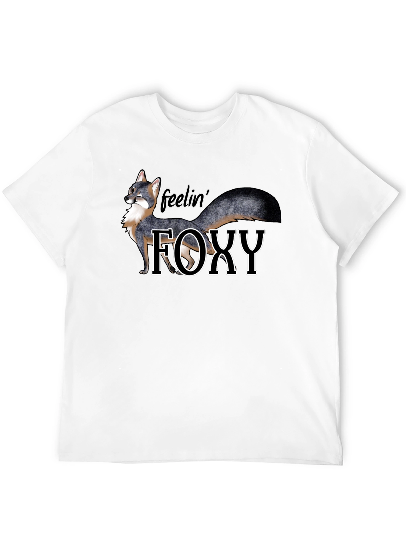 Feelin Foxy Graphic T-Shirt - Black