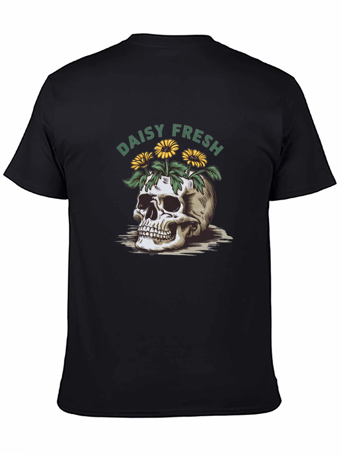 Daisy Fresh Skull Graphic T-Shirt