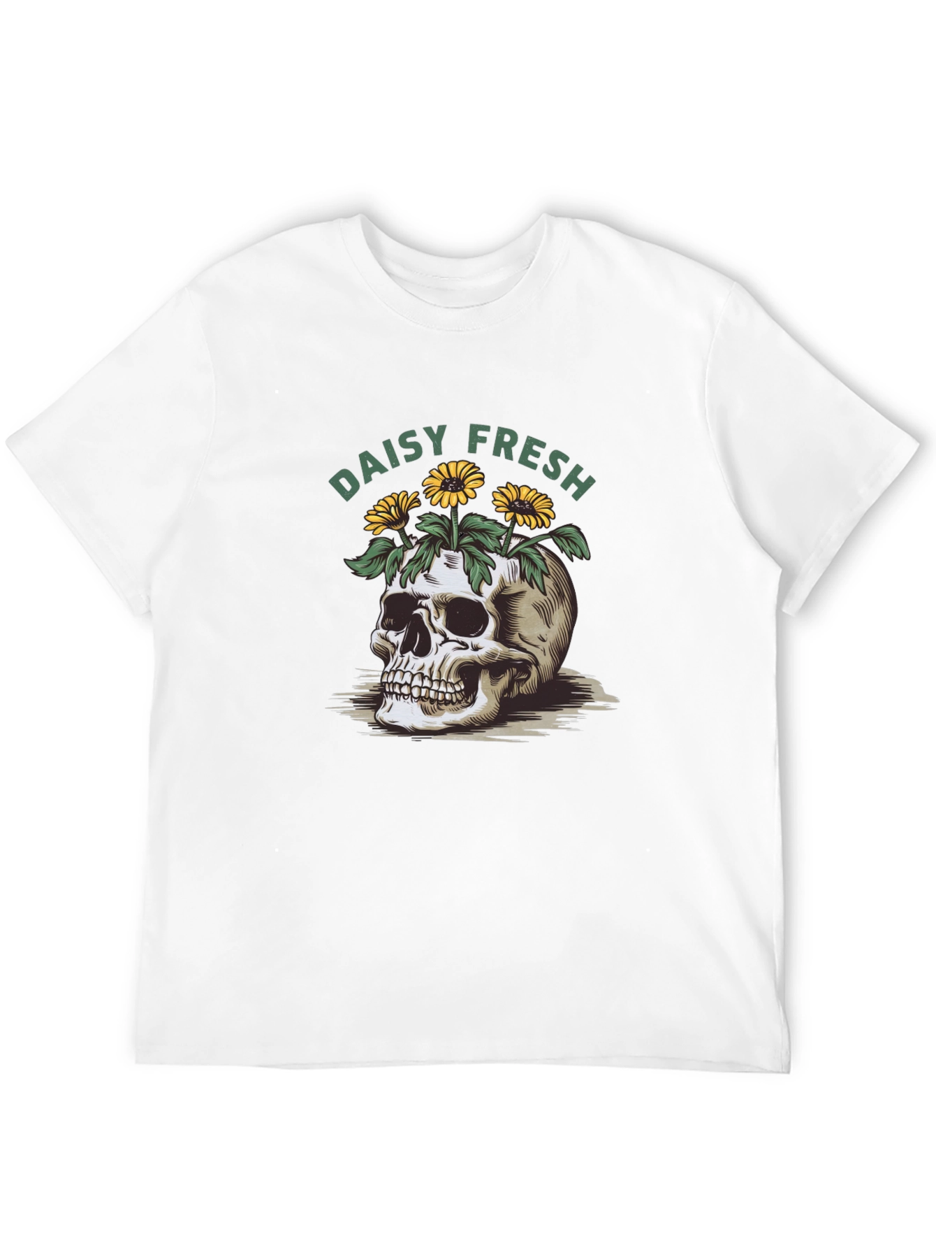 Daisy Fresh Skull Graphic T-Shirt