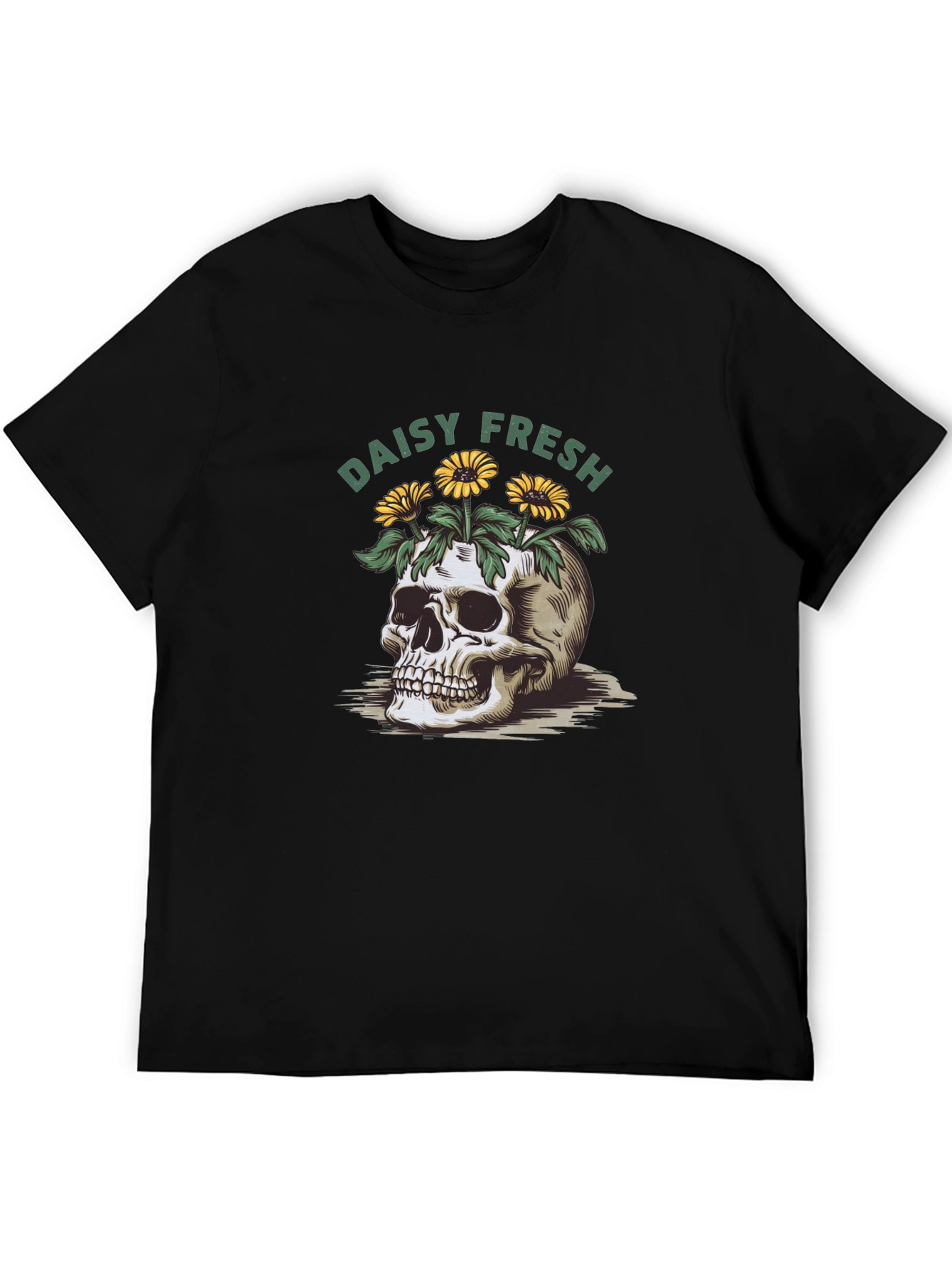 Daisy Fresh Skull Graphic T-Shirt