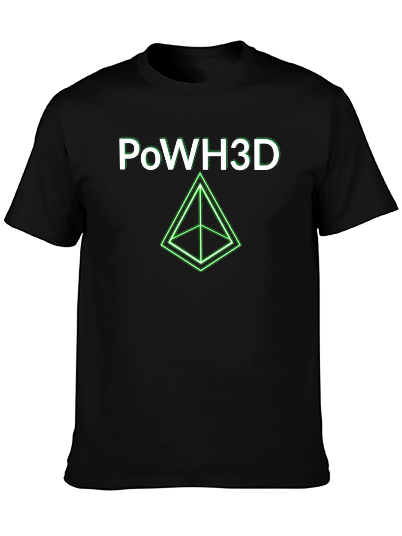 PoWH3D Graphic Tee - Black T-Shirt