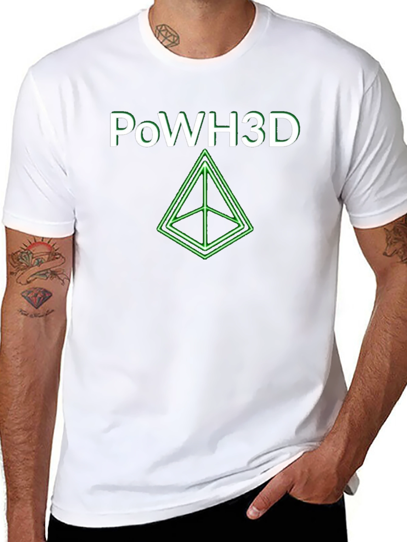 PoWH3D Graphic Tee - Black T-Shirt