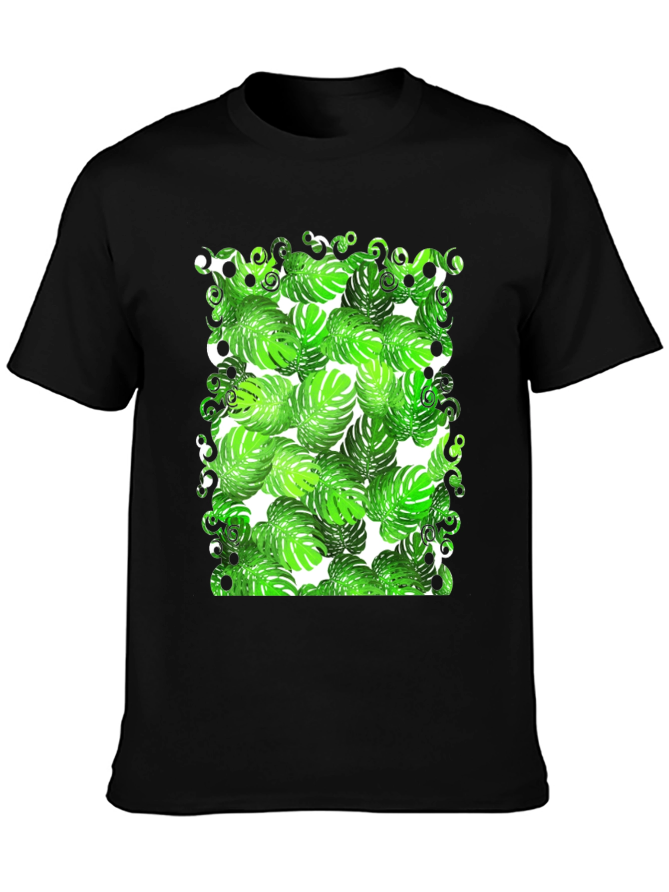Tropical Monstera Leaf T-Shirt - Cool Graphic Tee