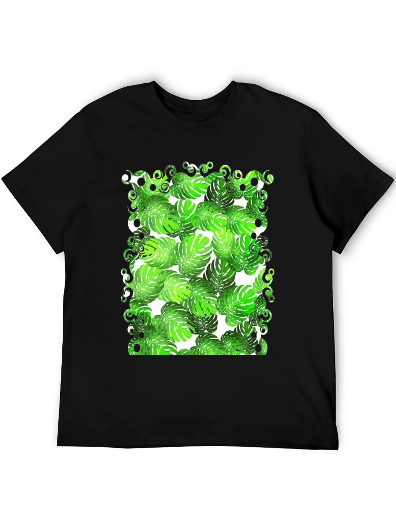 Tropical Monstera Leaf T-Shirt - Cool Graphic Tee