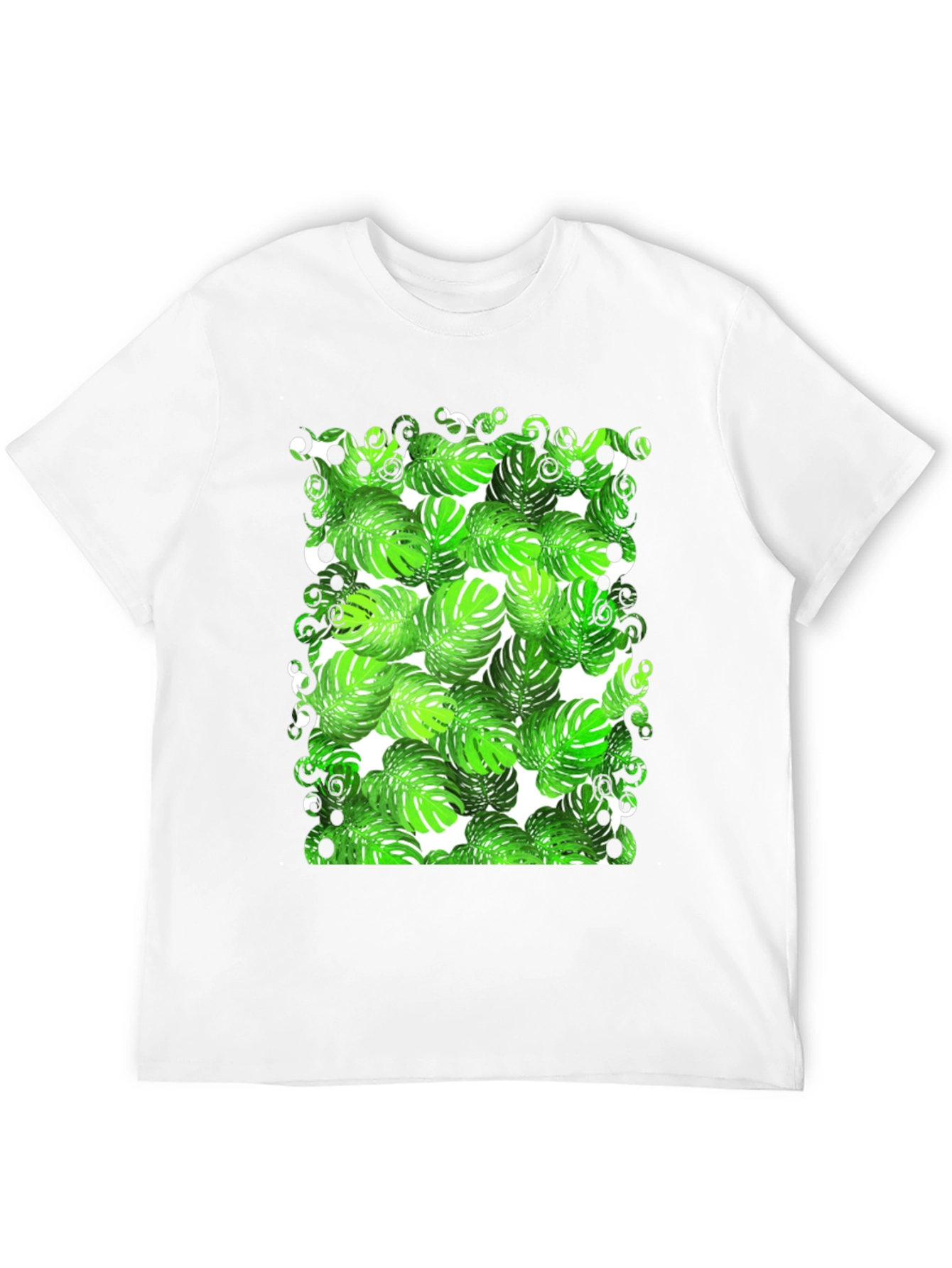 Tropical Monstera Leaf T-Shirt - Cool Graphic Tee