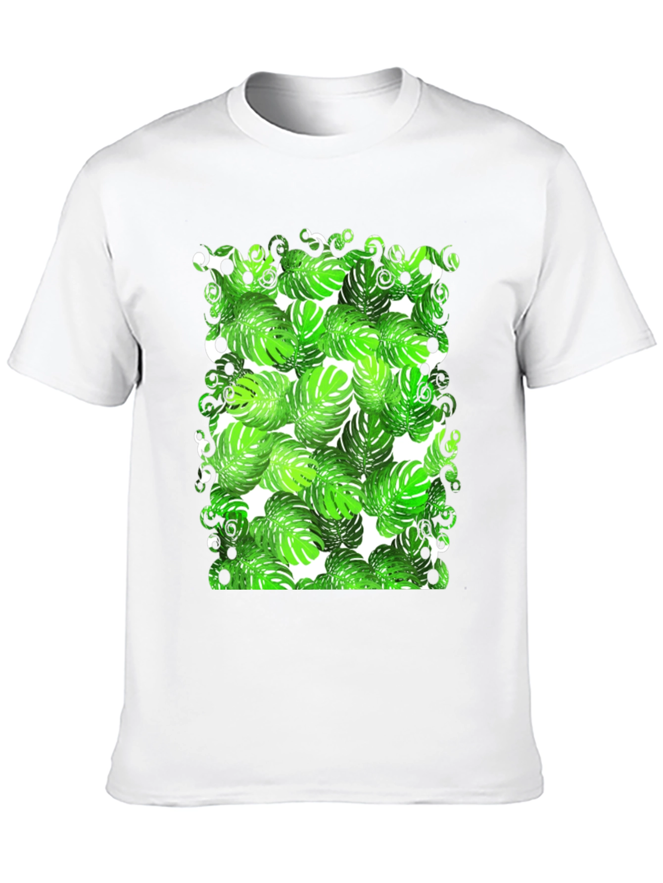 Tropical Monstera Leaf T-Shirt - Cool Graphic Tee