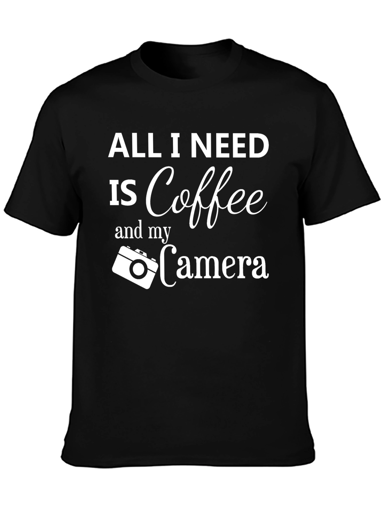 Coffee and Camera T-Shirt: Photographers Essential Tee