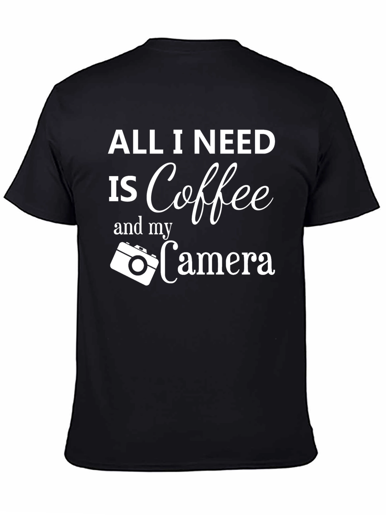 Coffee and Camera T-Shirt: Photographers Essential Tee