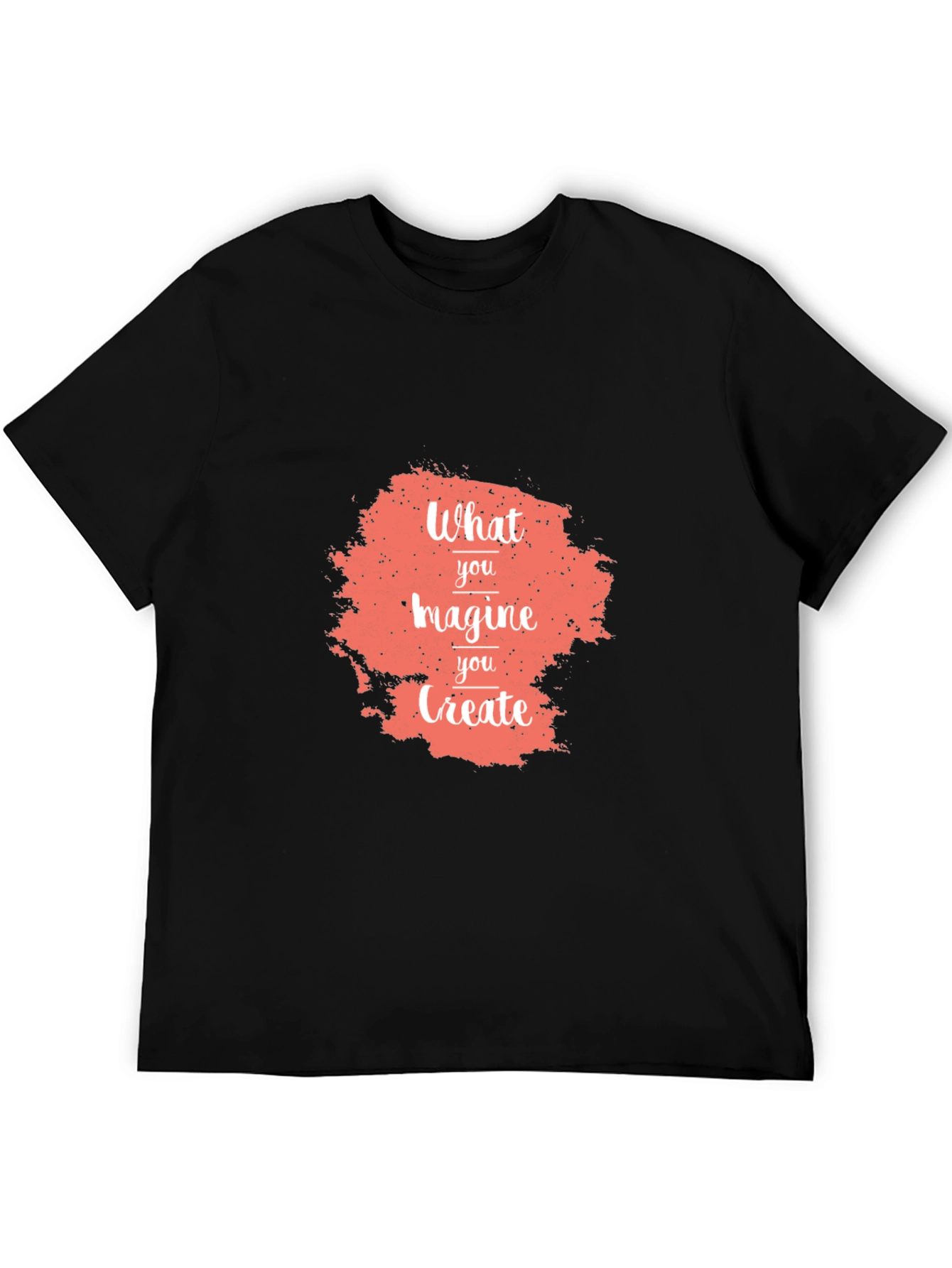 Imagine Create Black Graphic Tee