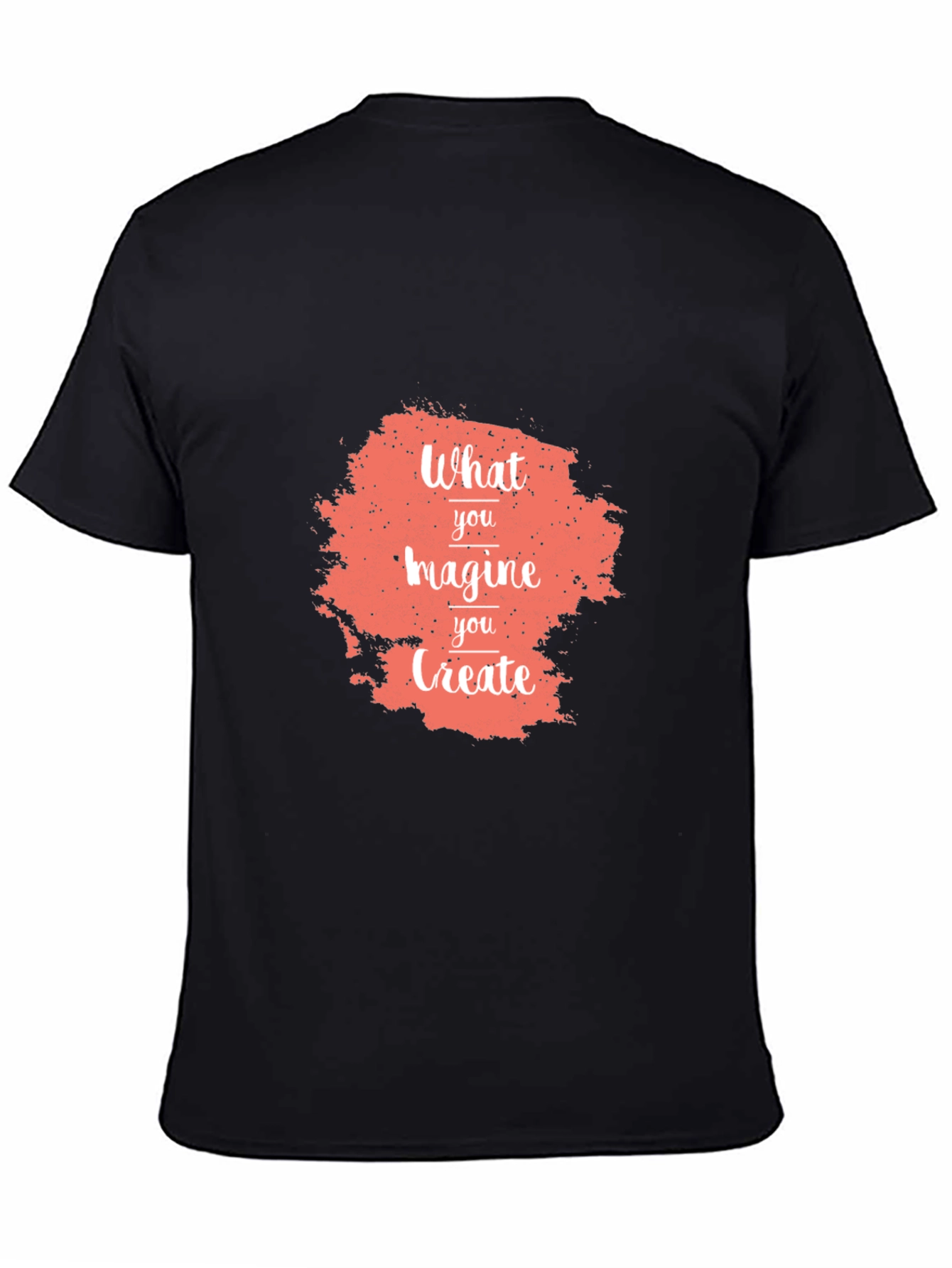 Imagine Create Black Graphic Tee