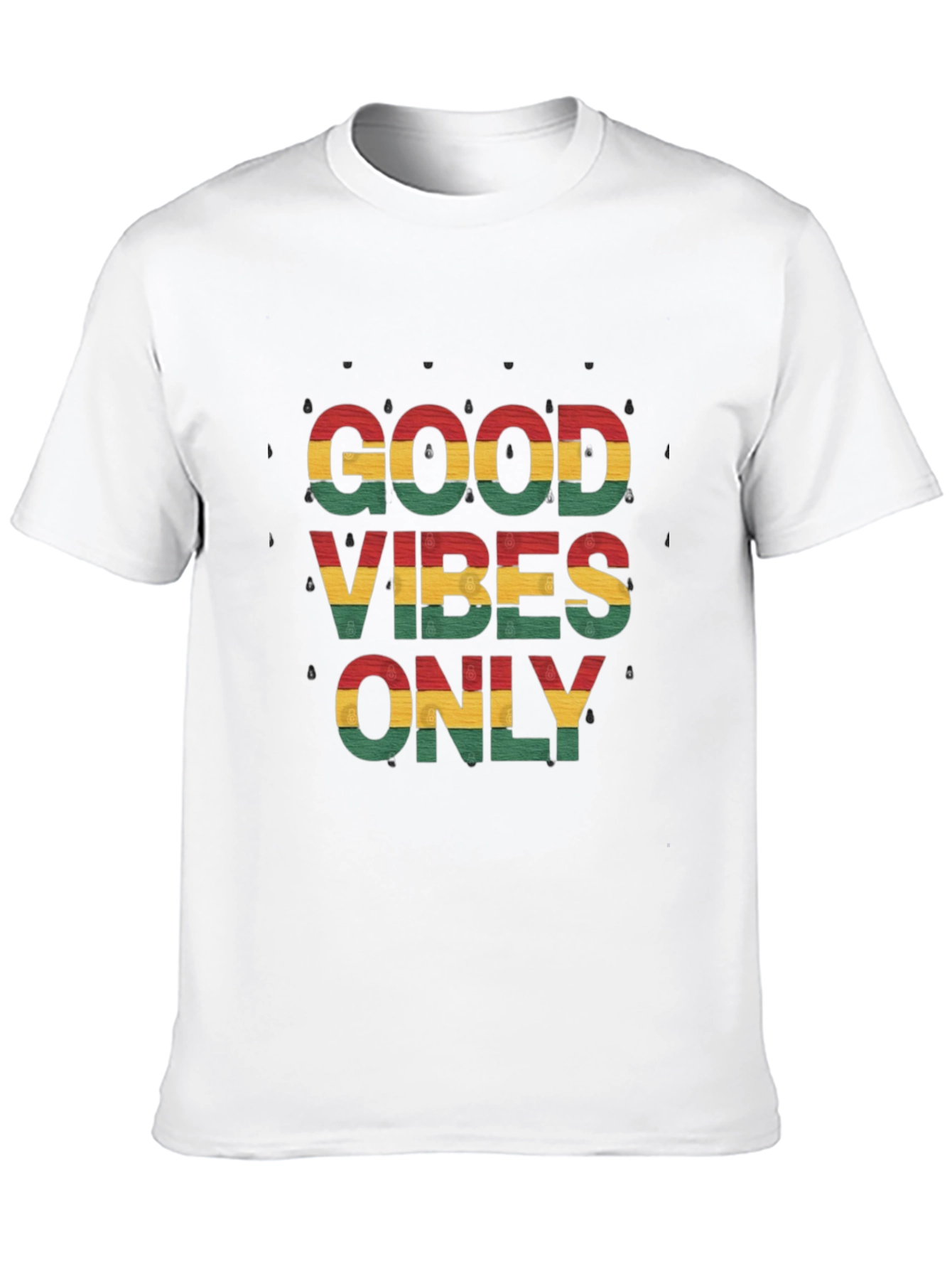Good Vibes Only Graphic Tee - Reggae Inspired Style