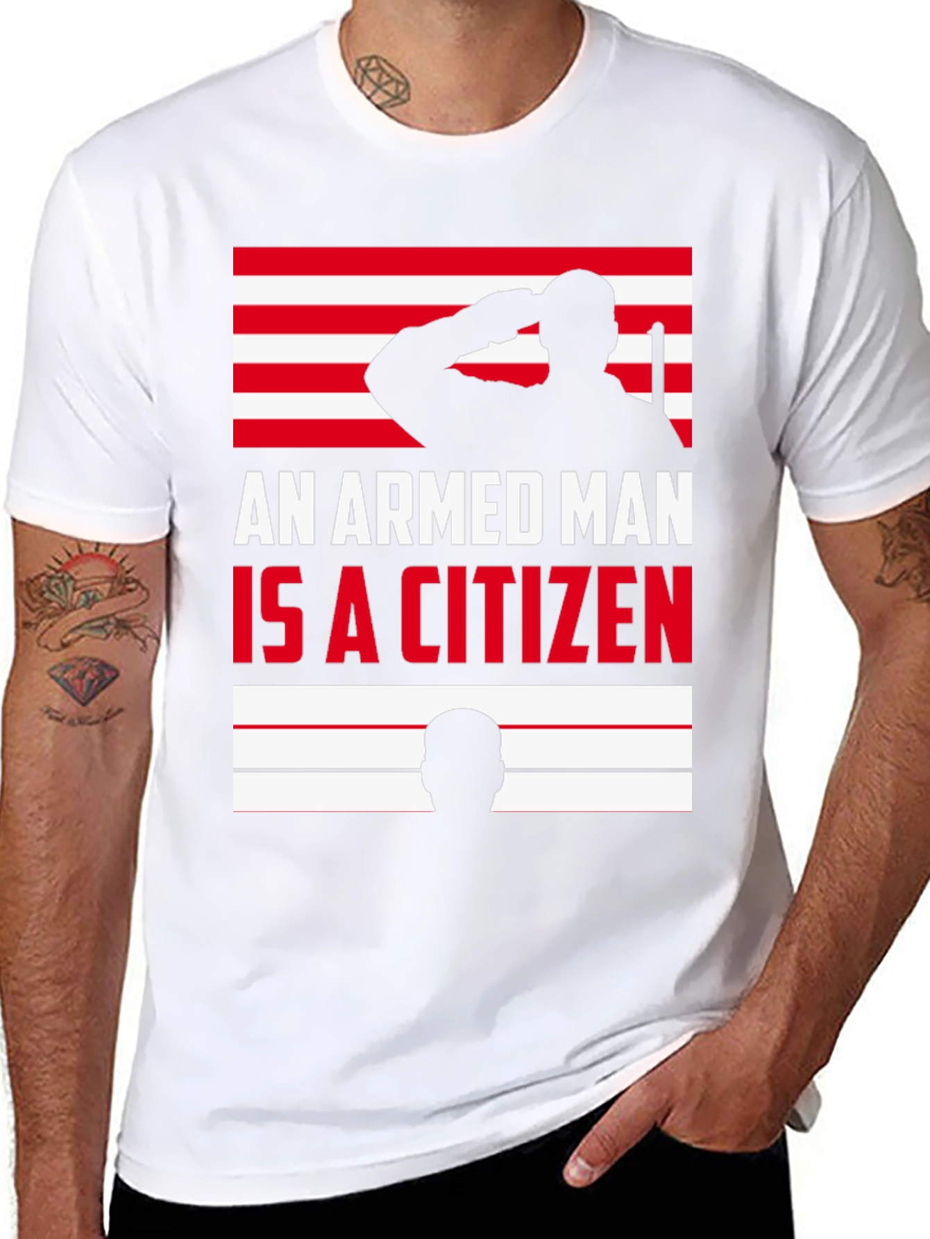 Armed Citizen T-Shirt: Patriotic Graphic Tee