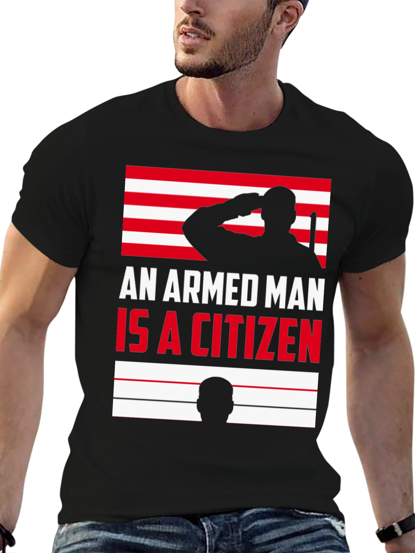 Armed Citizen T-Shirt: Patriotic Graphic Tee