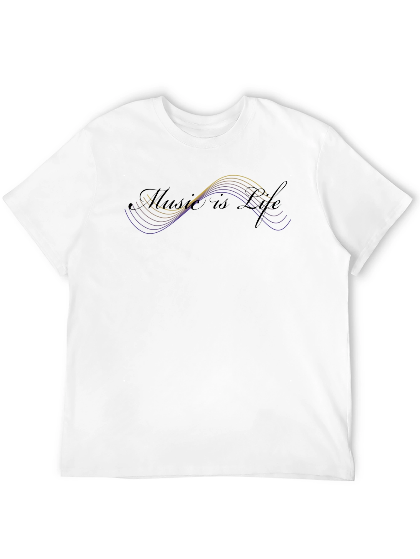 Music is Life Graphic Tee - Stylish Casual Wear