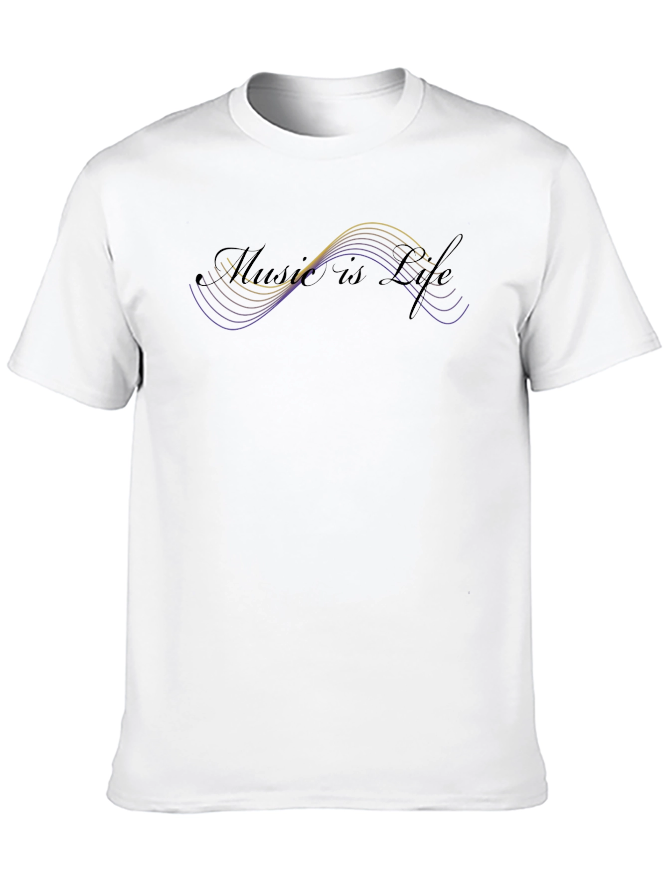 Music is Life Graphic Tee - Stylish Casual Wear