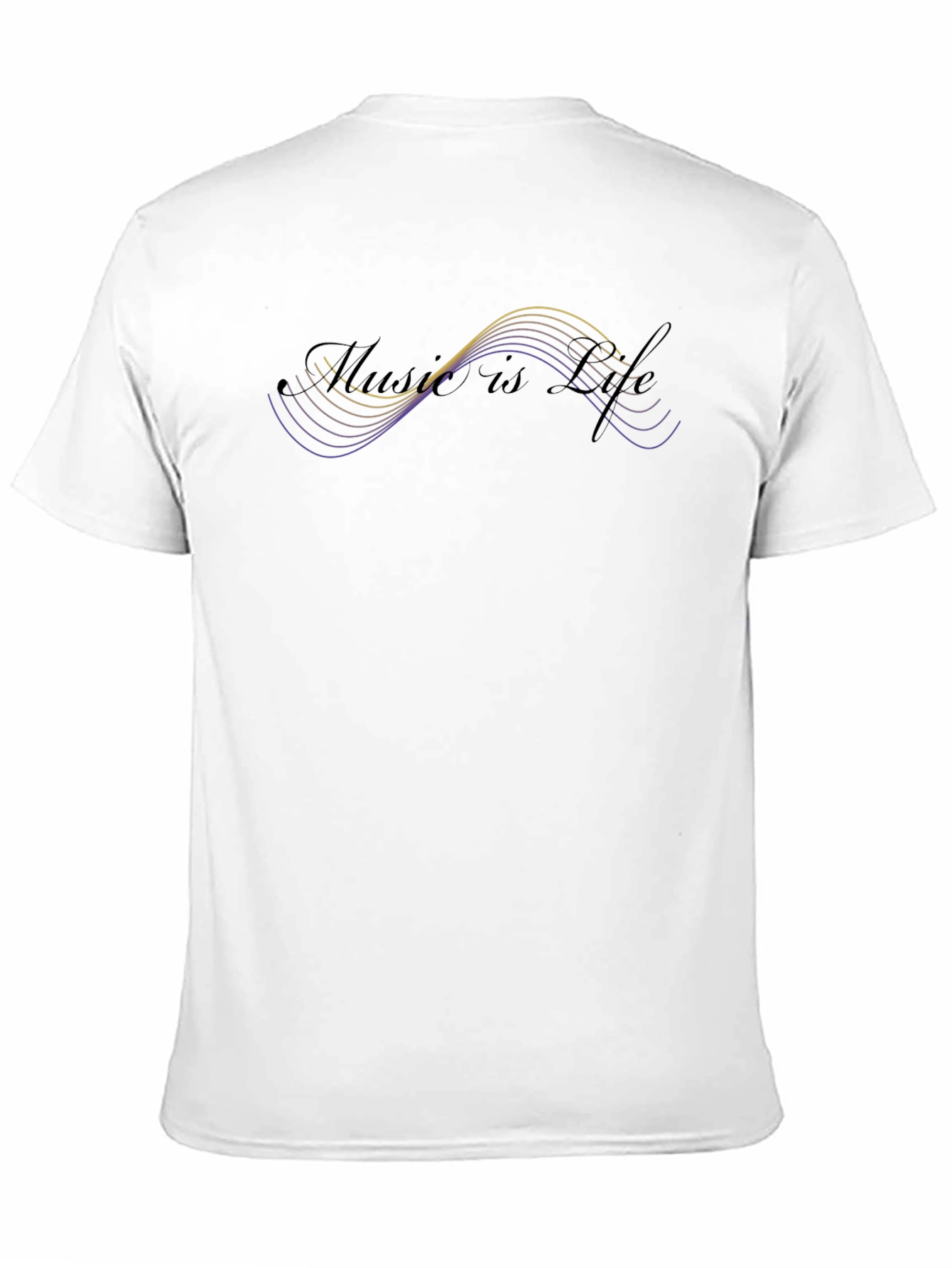Music is Life Graphic Tee - Stylish Casual Wear