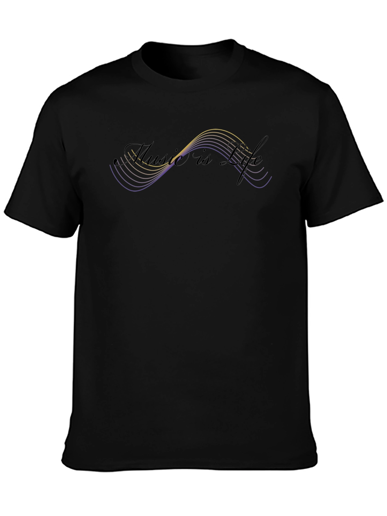 Music is Life Graphic Tee - Stylish Casual Wear