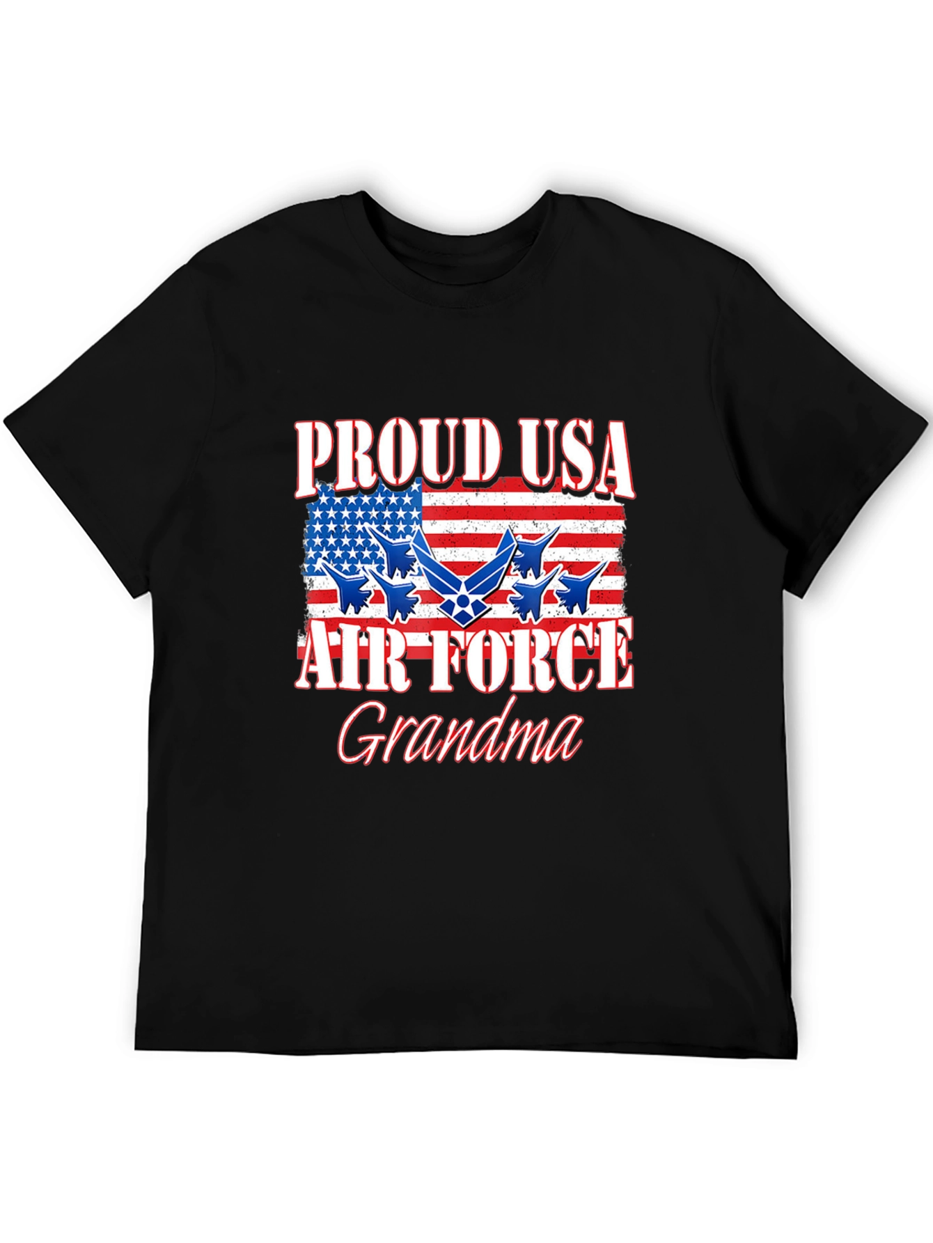 Proud USA Air Force Grandma T-Shirt