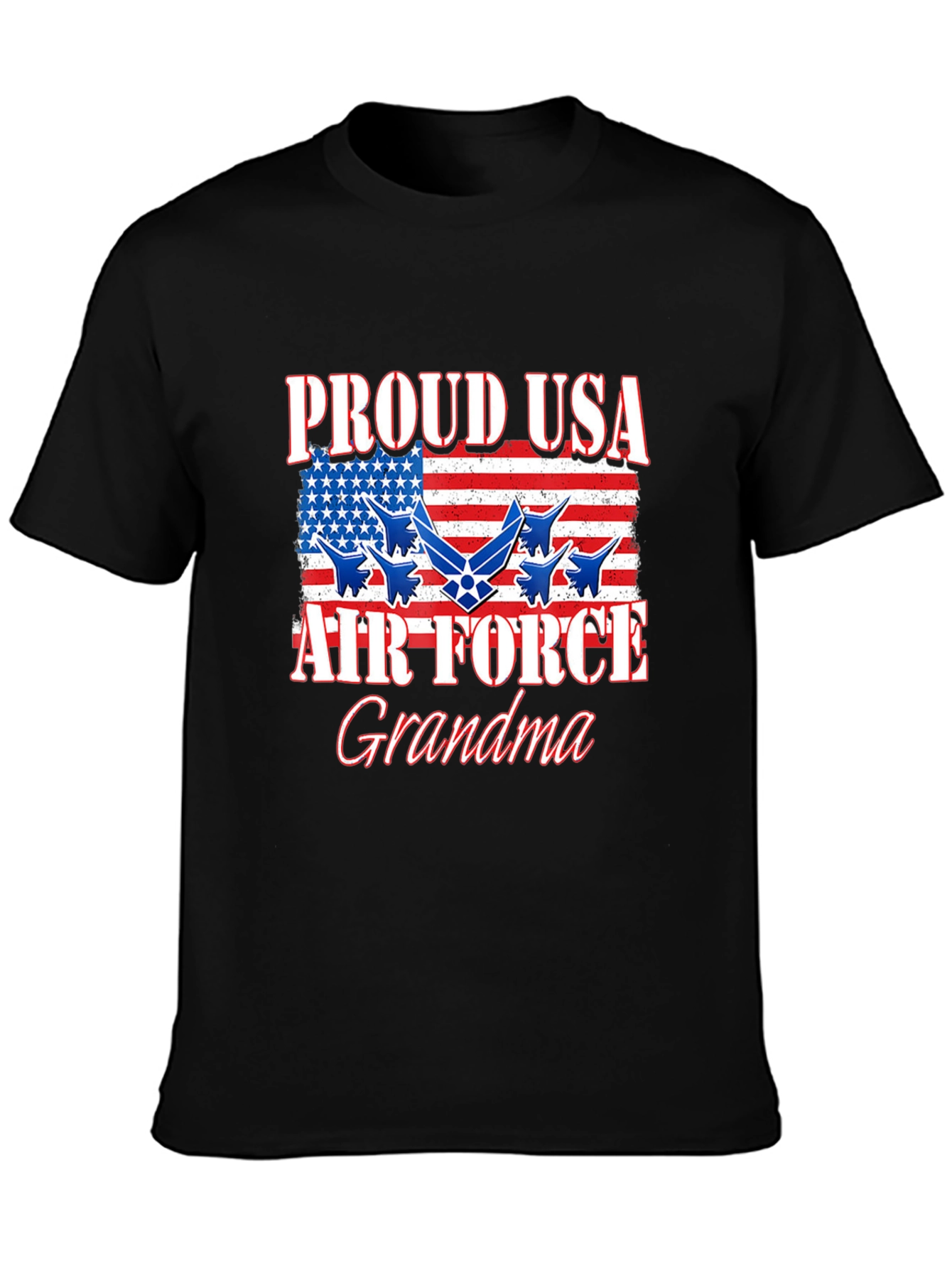 Proud USA Air Force Grandma T-Shirt