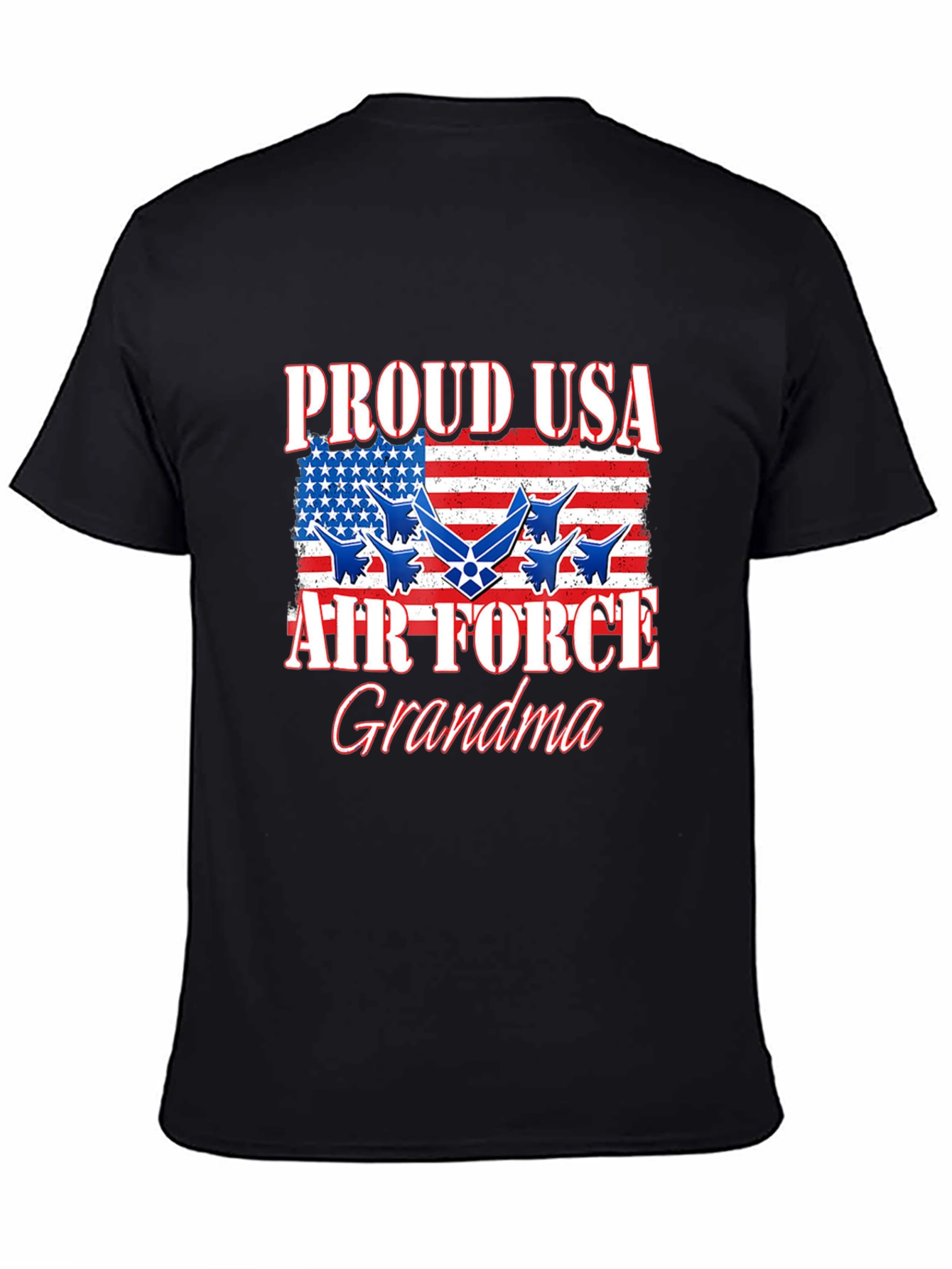 Proud USA Air Force Grandma T-Shirt