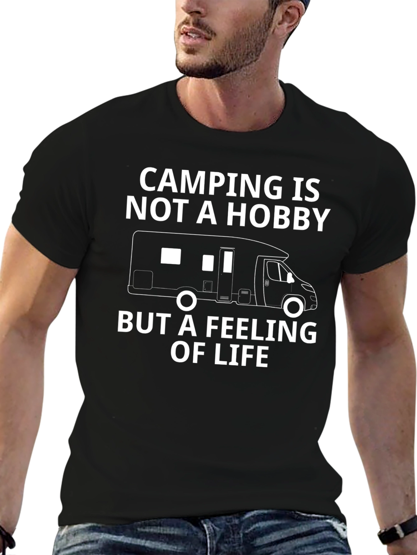 Camping is a Feeling of Life T-Shirt