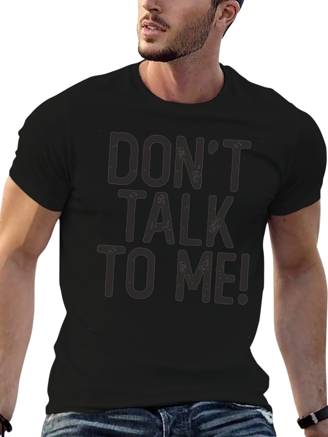 Dont Talk To Me! Graphic Print Tee