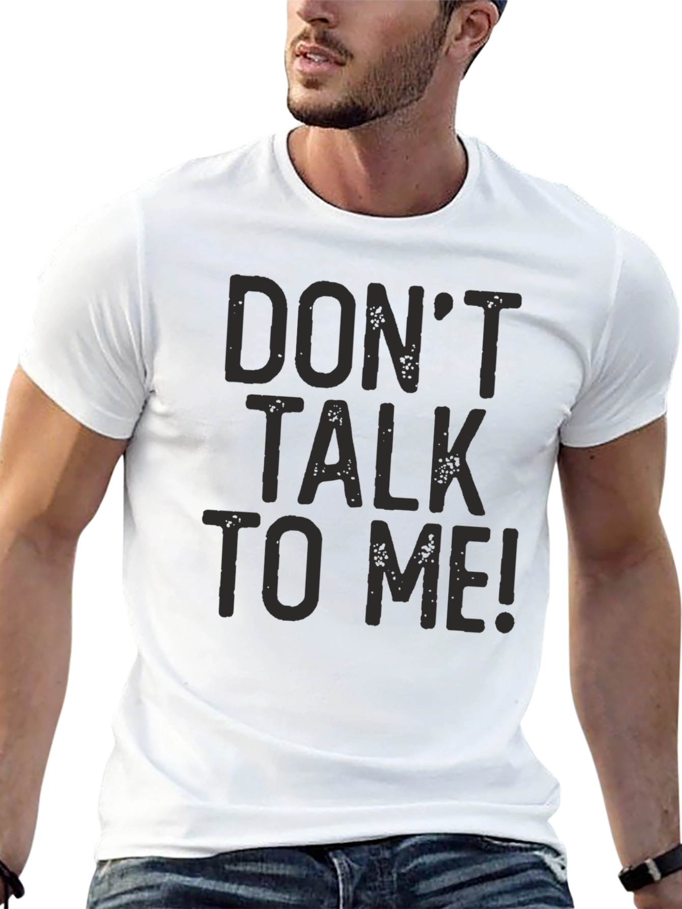 Dont Talk To Me! Graphic Print Tee