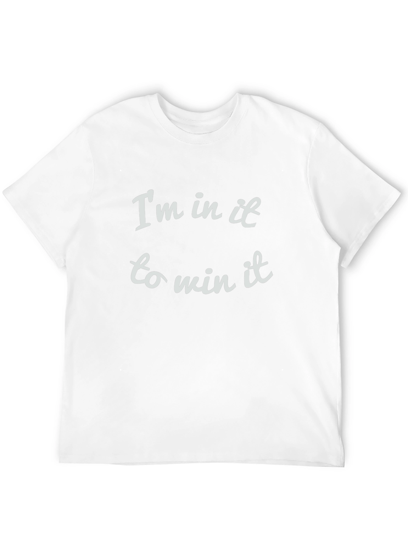 Im In It to Win It Black Graphic Tee