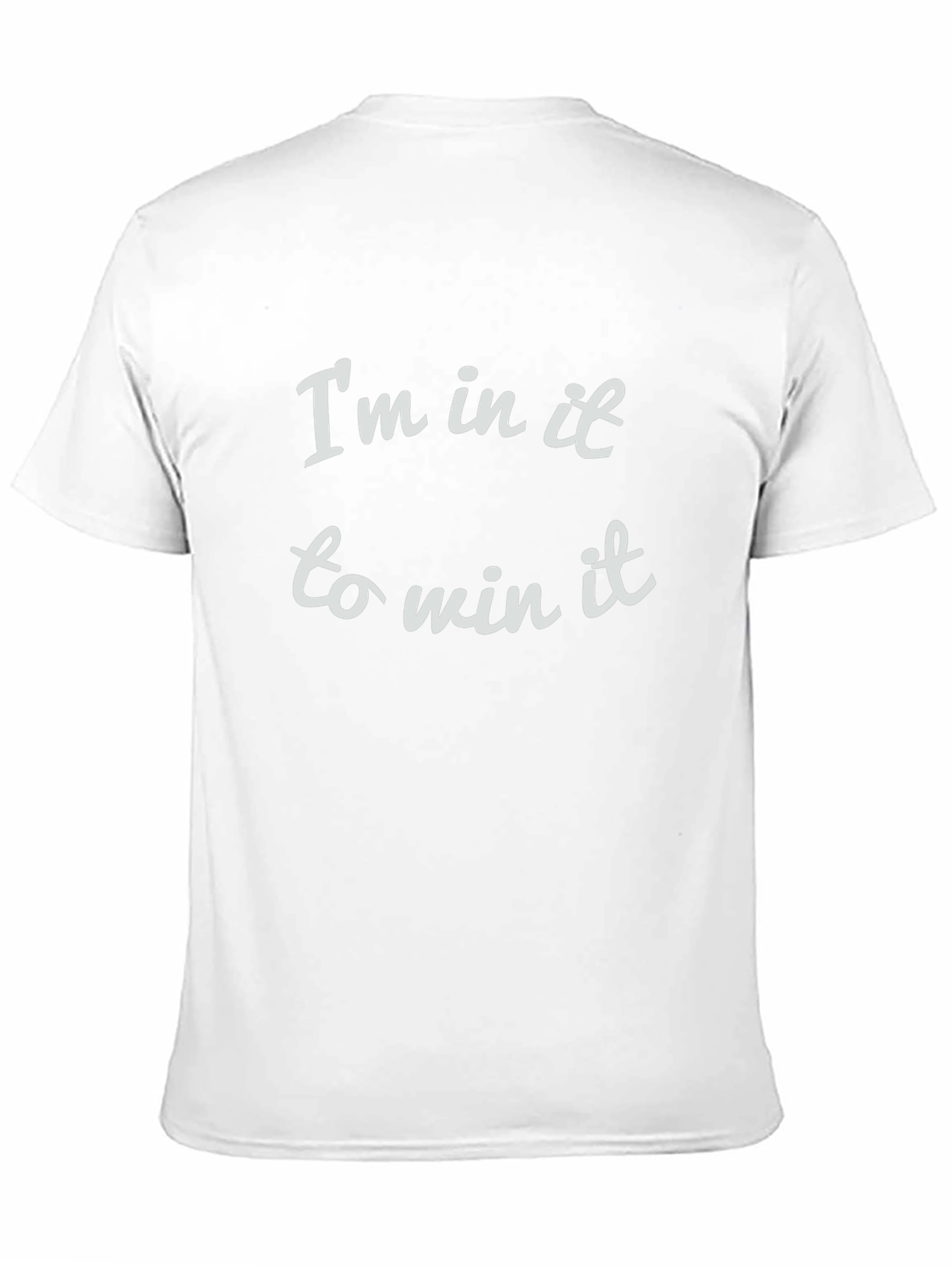Im In It to Win It Black Graphic Tee