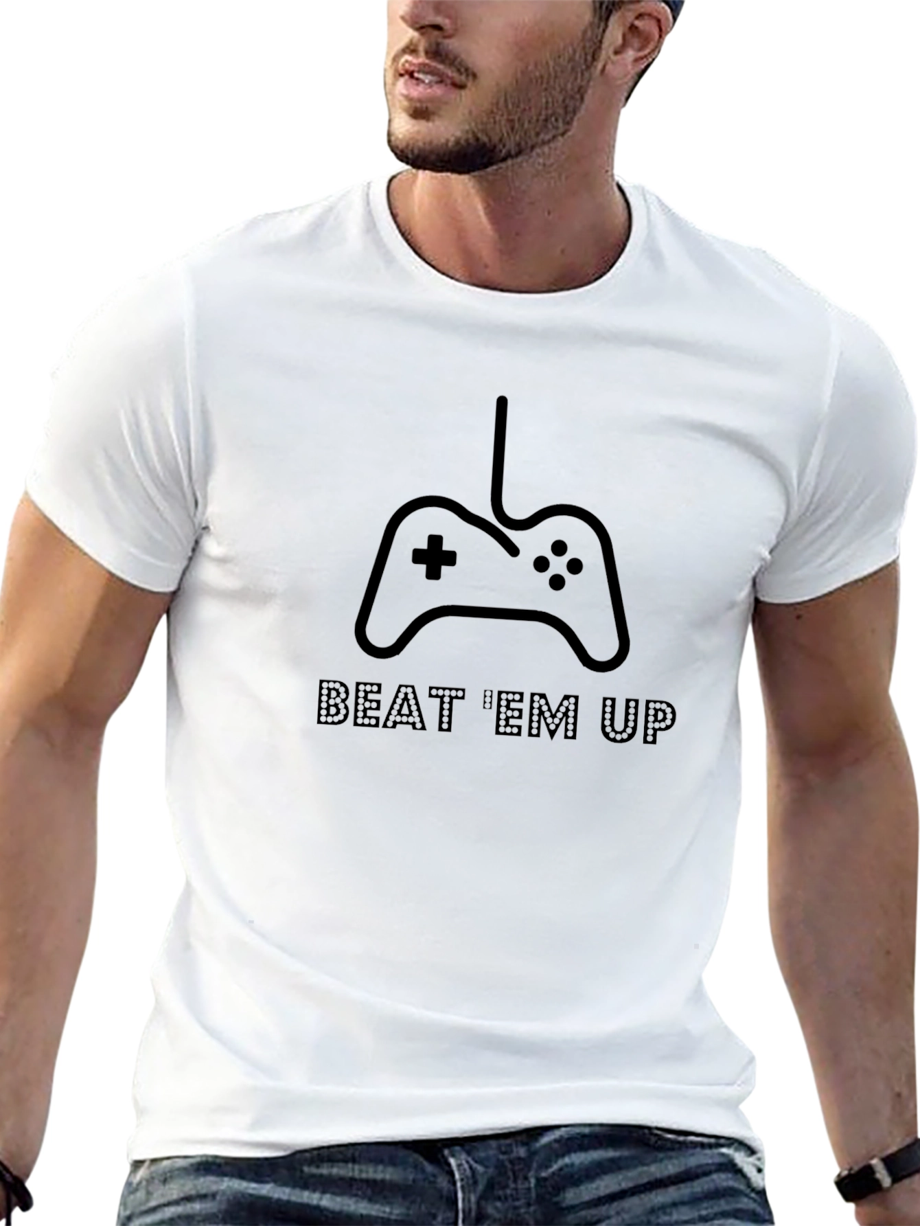 Gamer Beat Em Up Graphic T-Shirt