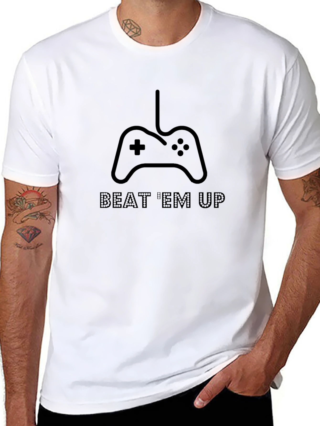 Gamer Beat Em Up Graphic T-Shirt