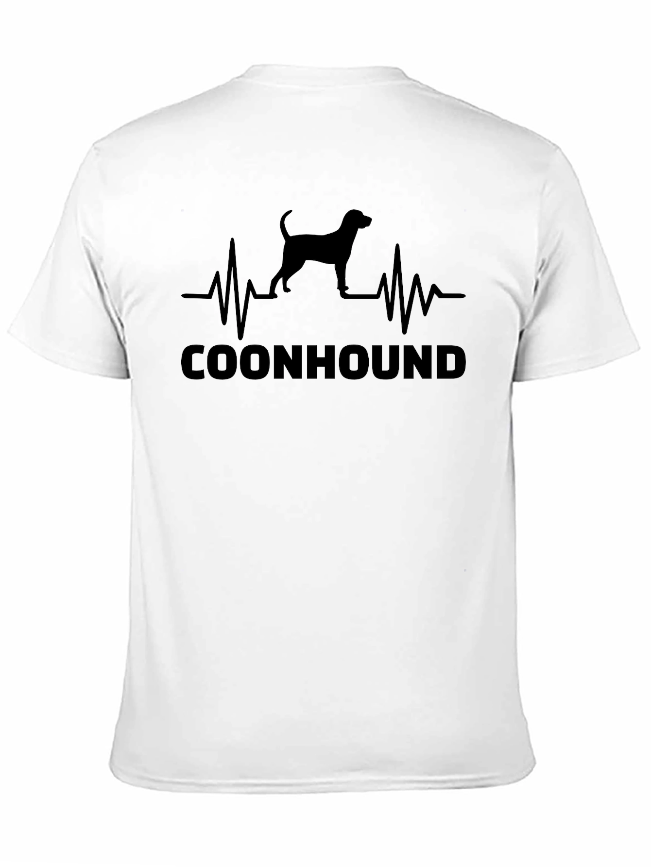 Coonhound Heartbeat T-Shirt - Dog Lover Tee