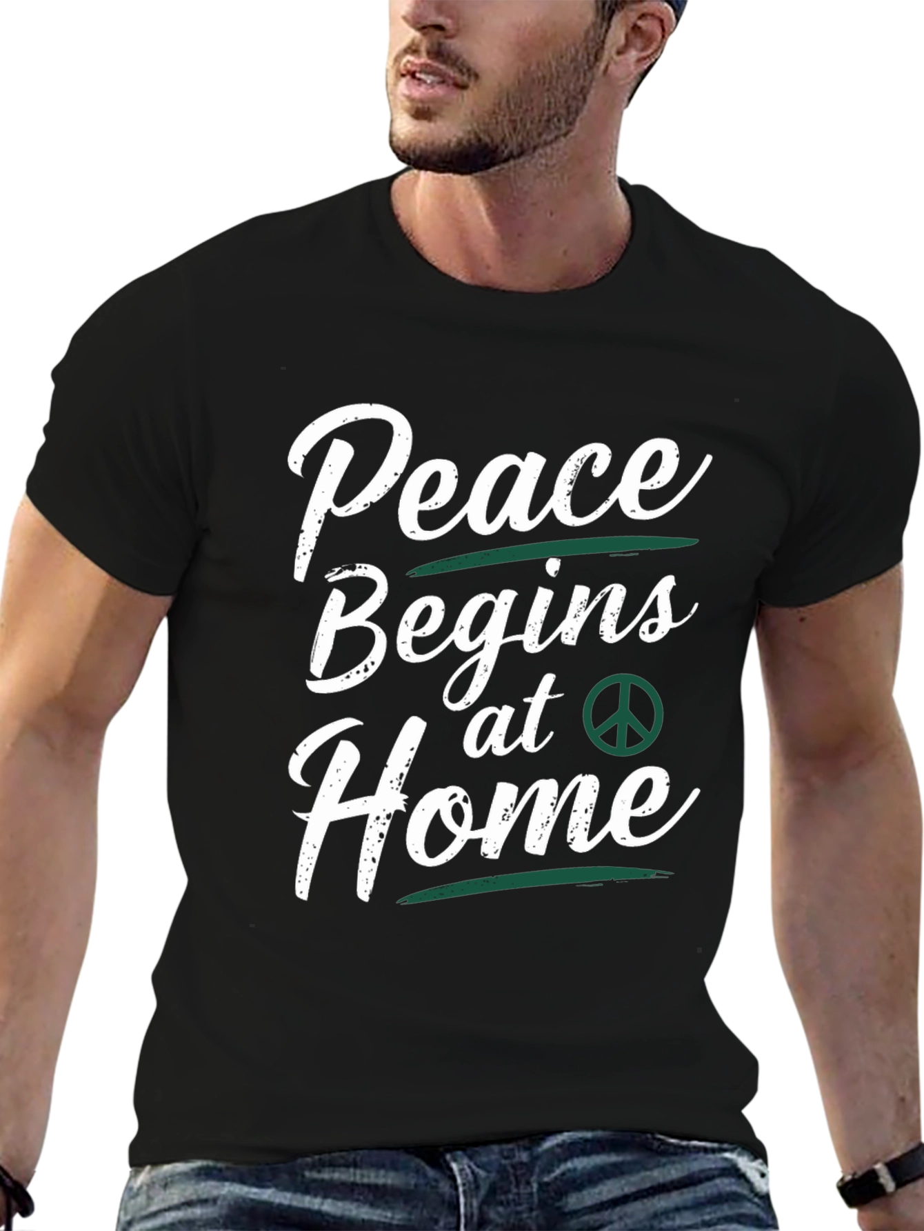 Peace Begins at Home Graphic Tee